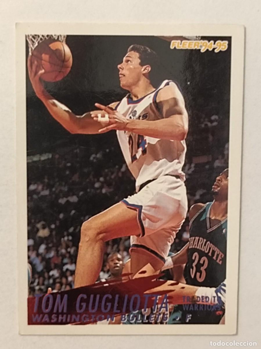 Coleccionismo deportivo: #234 TOM GUGLIOTTA (WASHINGTON BULLETS) CARDS NBA 94/95 FLEER EUROPA
