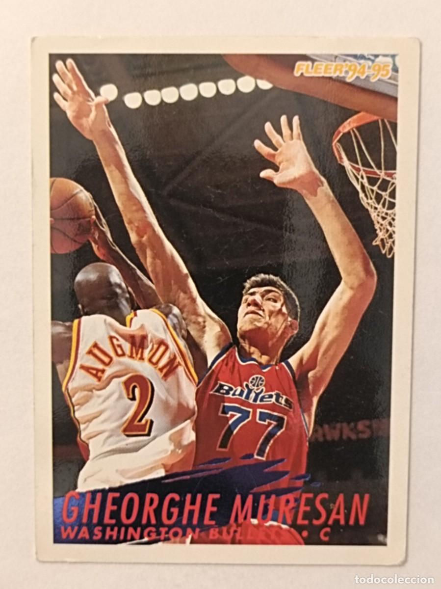 Coleccionismo deportivo: #236 GHEORGHE MURESAN (WASHINGTON BULLETS) CARDS NBA 94/95 FLEER EUROPA