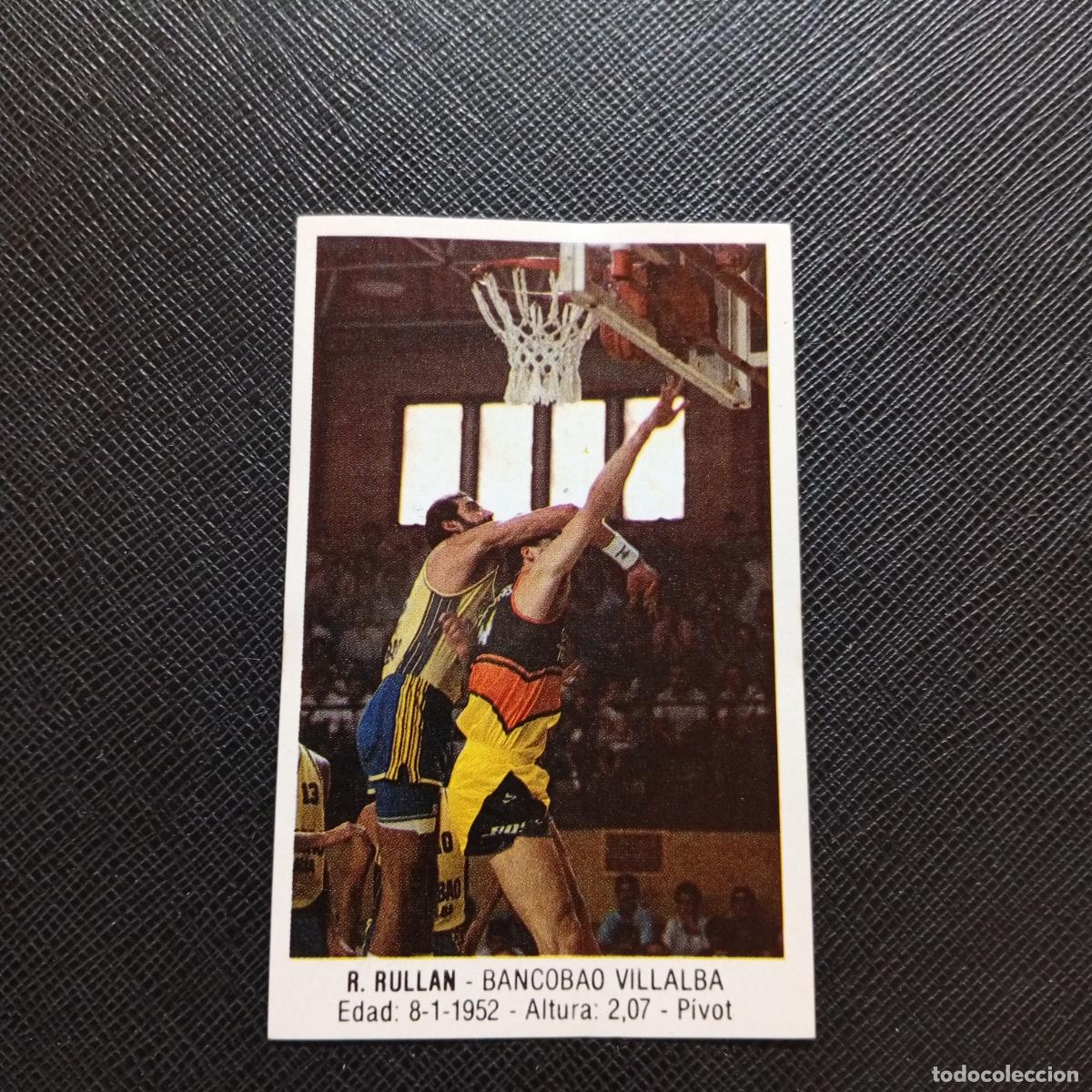 Coleccionismo deportivo: 7 RULLAN BANCOBAO VILLALVA MERCHANTE 1987 1988 CROMO 87 88 BALONCESTO - SIN PEGAR - A76 PG1