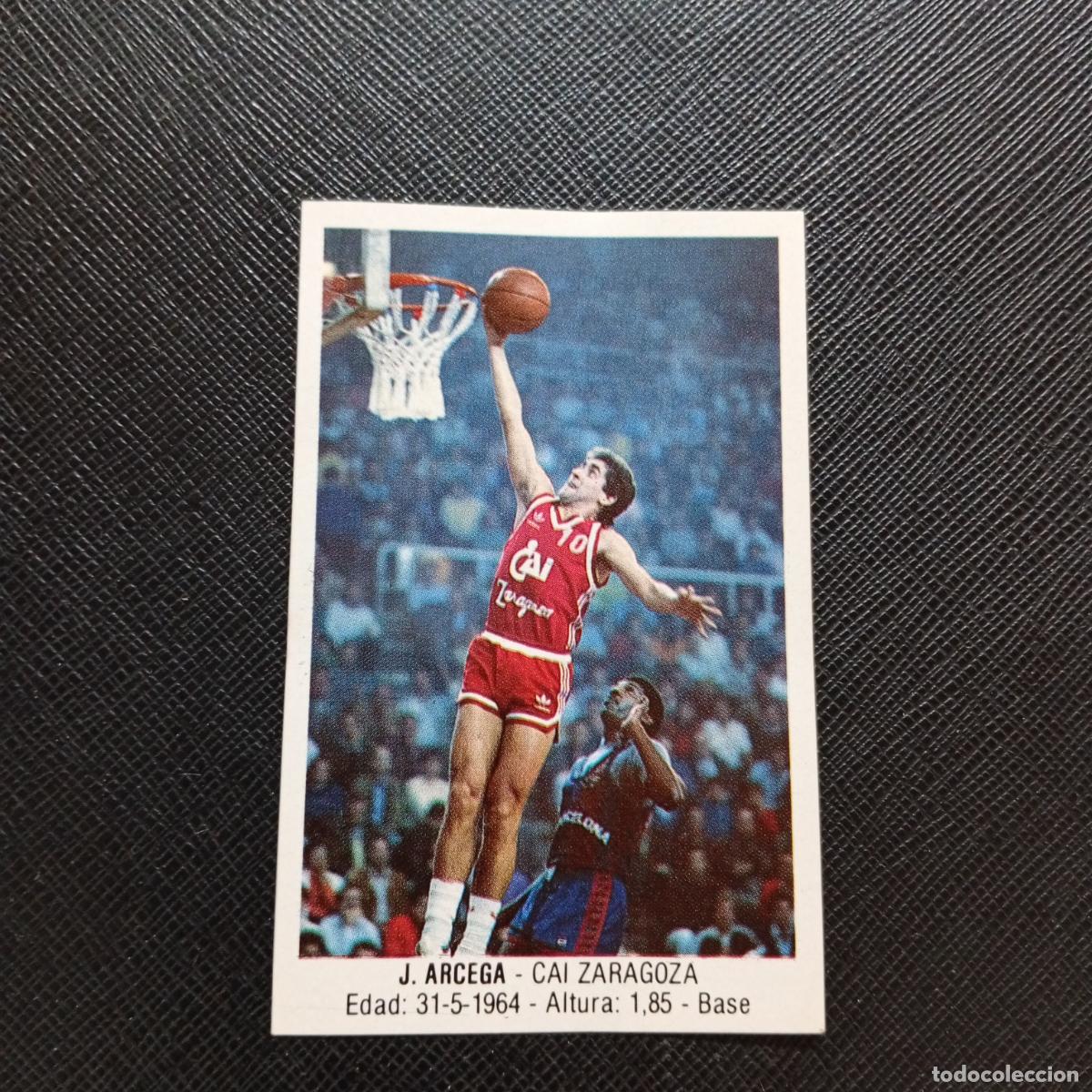 Coleccionismo deportivo: 22 J ARCEGA CAI ZARAGOZA MERCHANTE 1987 1988 CROMO 87 88 BALONCESTO - SIN PEGAR - A76 PG1