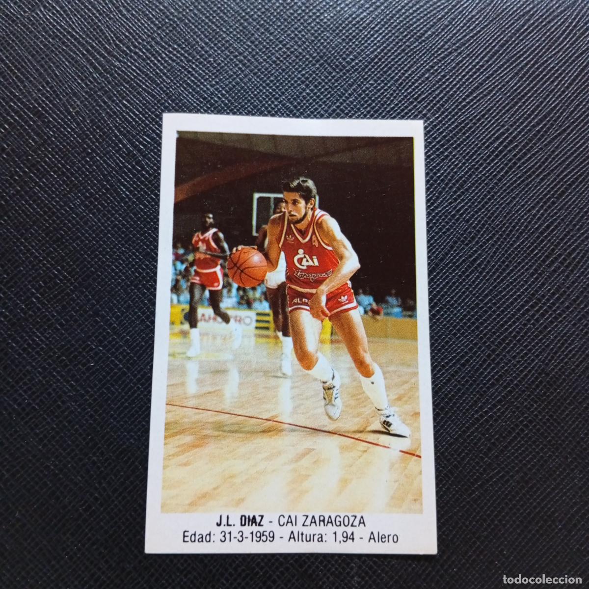 Coleccionismo deportivo: 24 J L DIAZ ZARAGOZA MERCHANTE 1987 1988 CROMO 87 88 BALONCESTO - SIN PEGAR - A76 PG2