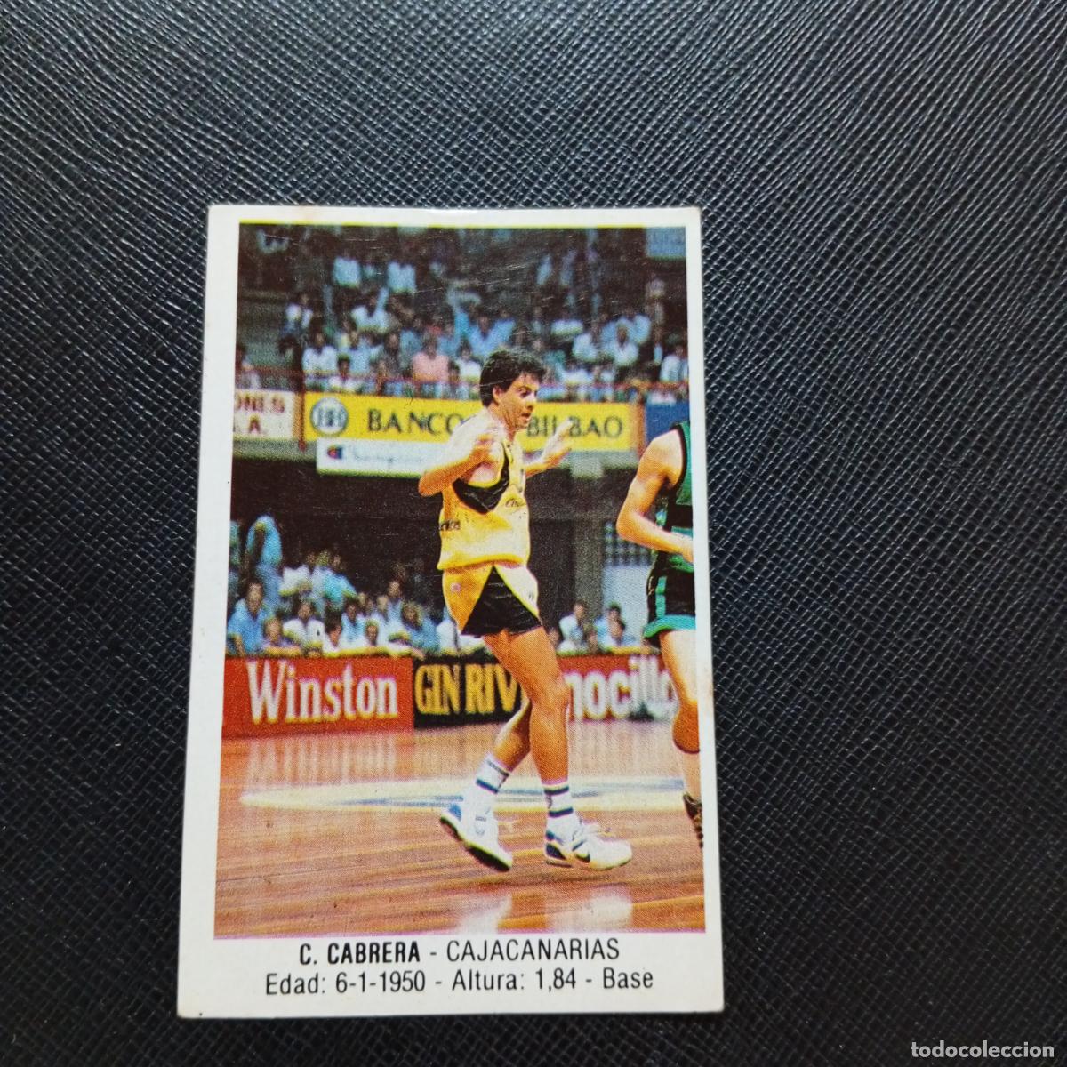 Coleccionismo deportivo: 30 C CABRERA CAJACANARIAS MERCHANTE 1987 1988 CROMO 87 88 BALONCESTO - SIN PEGAR - A76 PG3