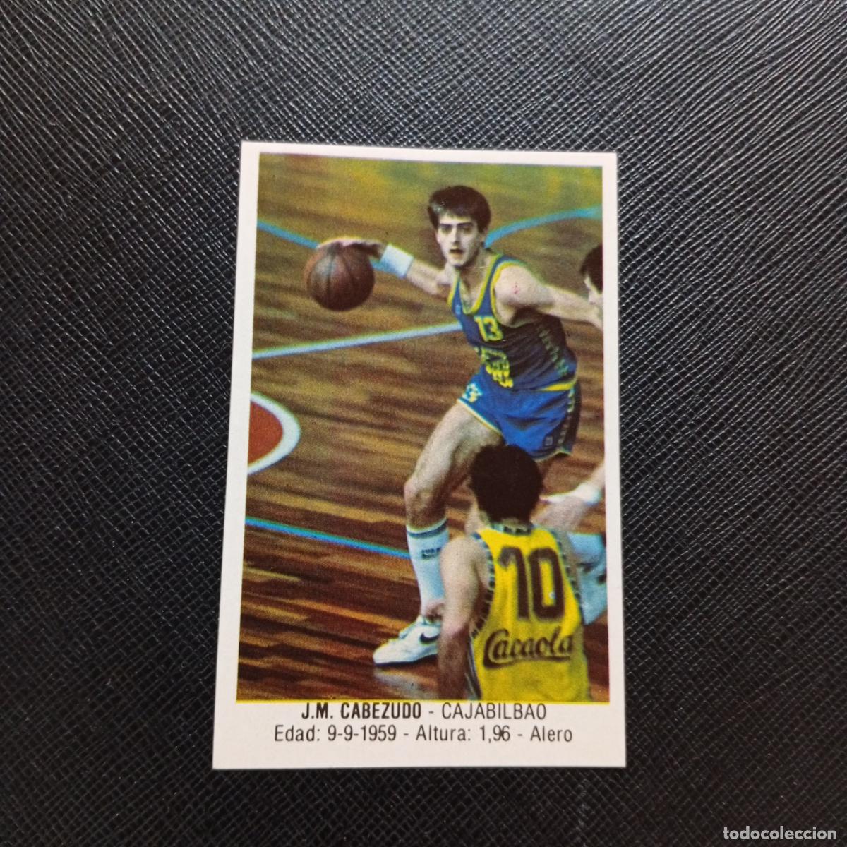 Colecionismo desportivo: 42 CABEZUDO CAJABILBAO MERCHANTE 1987 1988 CROMO 87 88 BALONCESTO - SIN PEGAR - A76 PG4