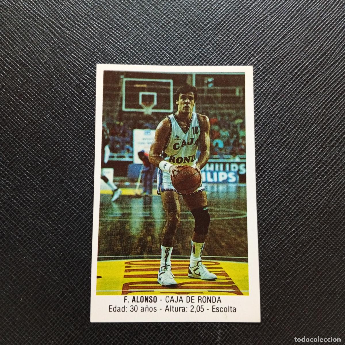 Colecionismo desportivo: 49 F ALONSO CAJA DE RONDA MERCHANTE 1987 1988 CROMO 87 88 BALONCESTO - SIN PEGAR - A76 PG4
