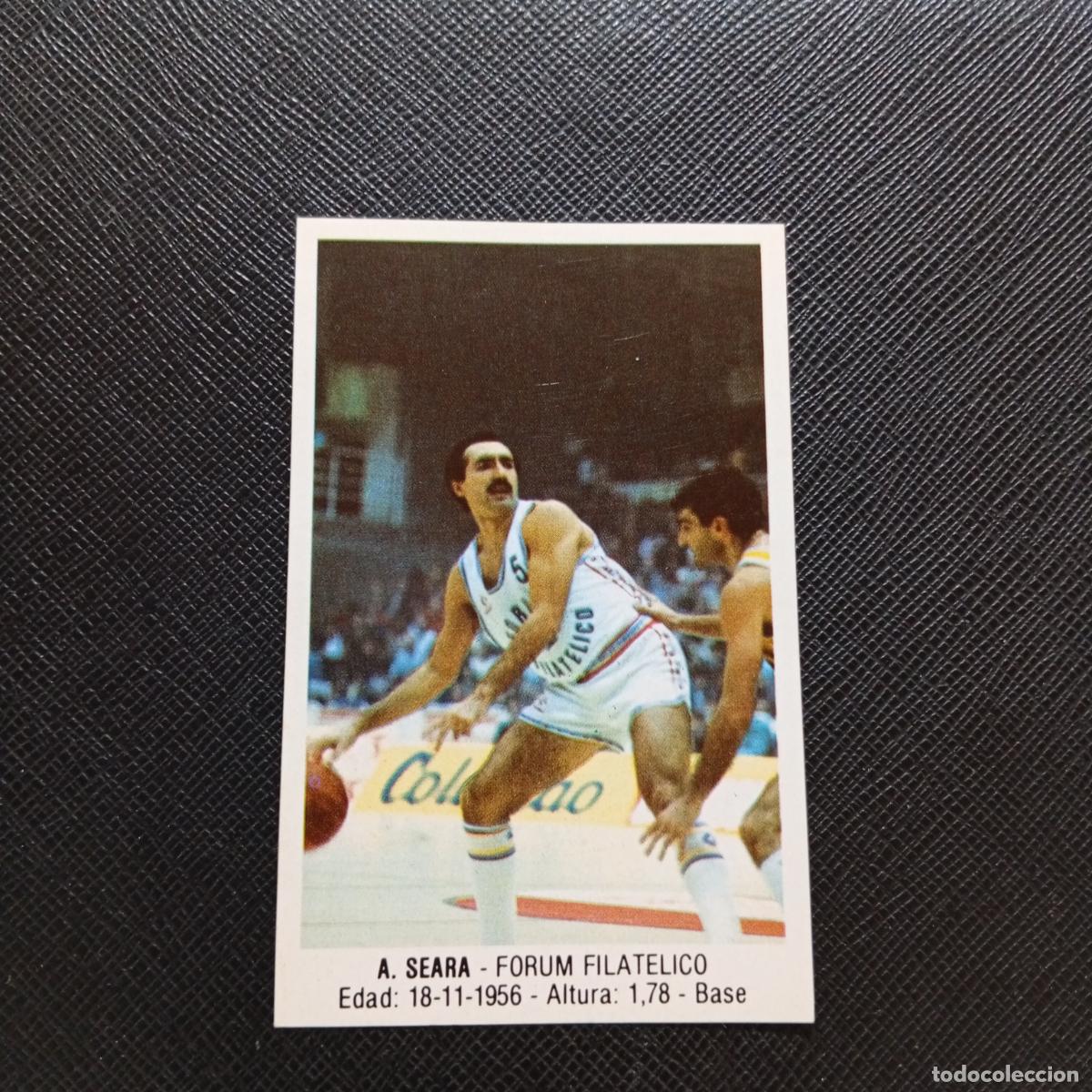 Coleccionismo deportivo: 50 A SEARA FORUM FILATELICO MERCHANTE 1987 1988 CROMO 87 88 BALONCESTO - SIN PEGAR - A76 PG4