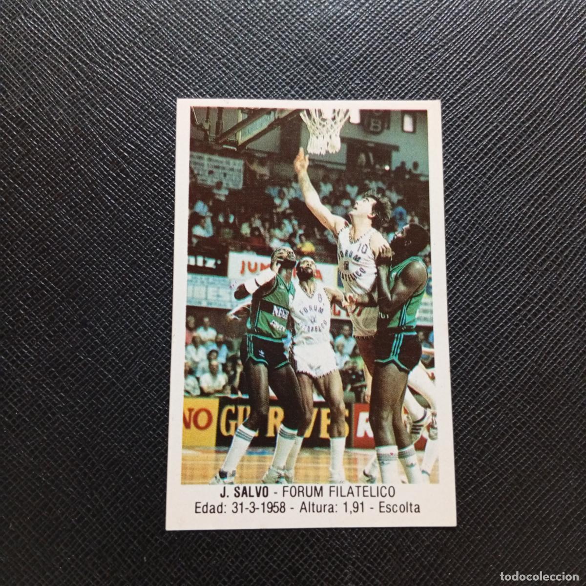 Coleccionismo deportivo: 52 J SALVO FORUM FILTELICO MERCHANTE 1987 1988 CROMO 87 88 BALONCESTO - SIN PEGAR - A76 PG5