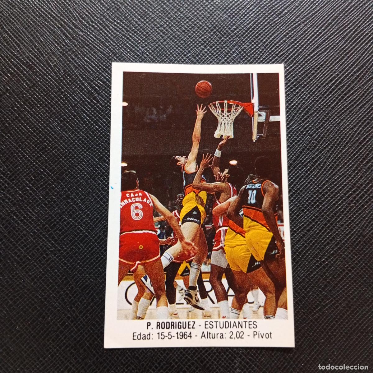 Collectionnisme sportif: 61 P RODRIGUEZ ESTUDIANTES MERCHANTE 1987 1988 CROMO 87 88 BALONCESTO - SIN PEGAR - A76 PG5