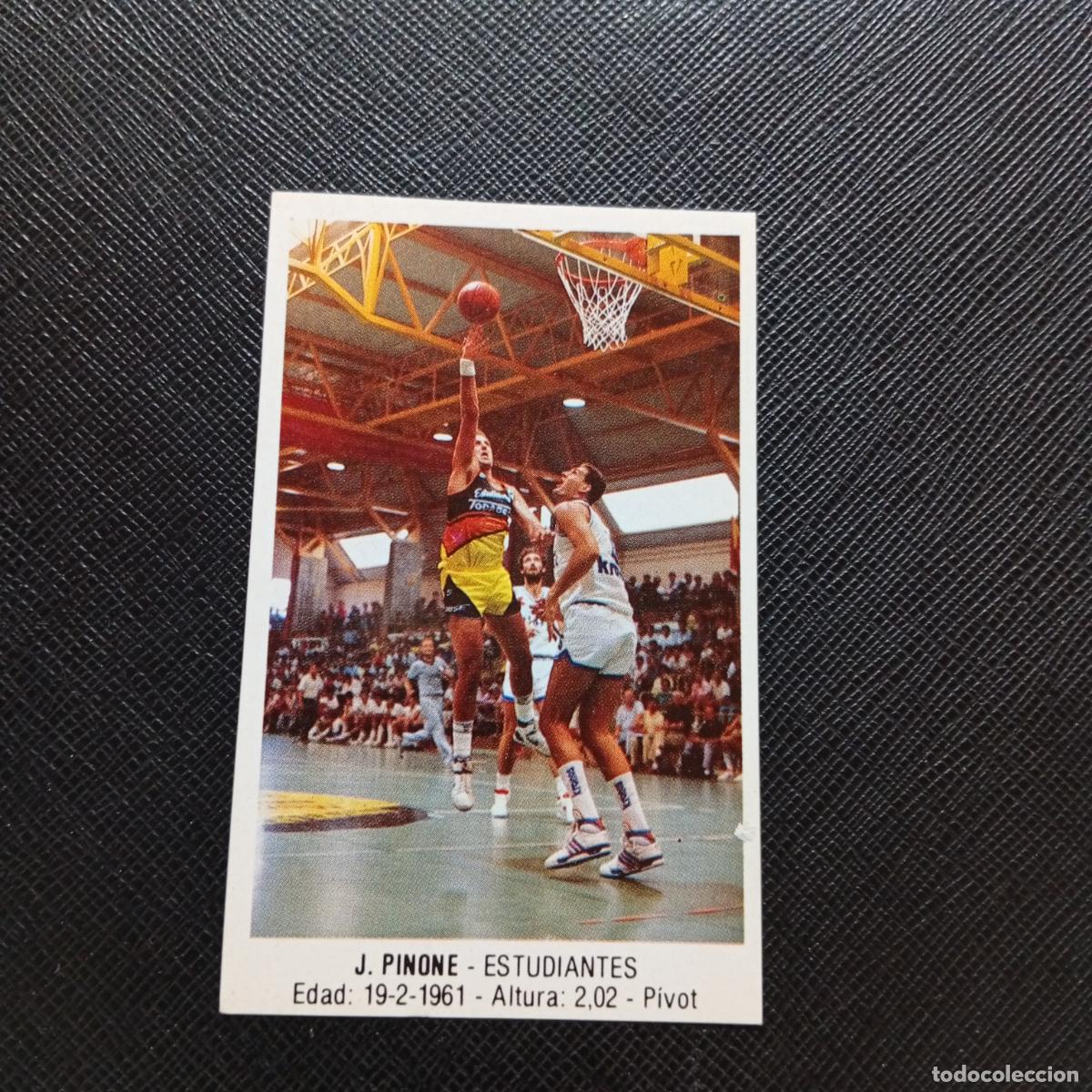 Coleccionismo deportivo: 62 J PINONE ESTUDIANTES MERCHANTE 1987 1988 CROMO 87 88 BALONCESTO - SIN PEGAR - A76 PG6
