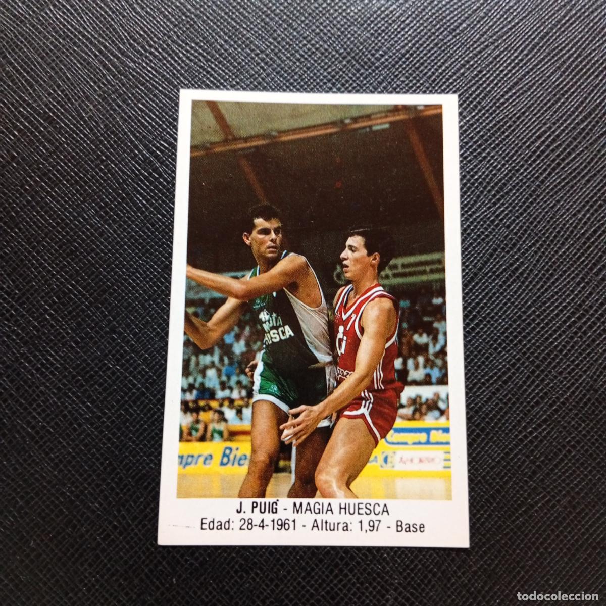 Coleccionismo deportivo: 79 J PUIG MAGIA HUESCA MERCHANTE 1987 1988 CROMO 87 88 BALONCESTO - SIN PEGAR - A76 PG7