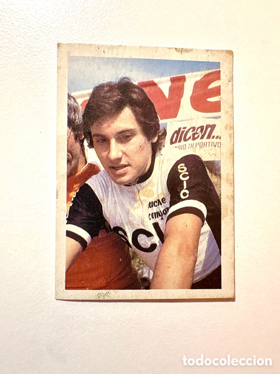 Coleccionismo deportivo: NUNCA PEGADO Cromo N&ordm; 124 Giuseppe Saronni - Colecci&oacute;n Trideporte 84 de la Editorial FHER.