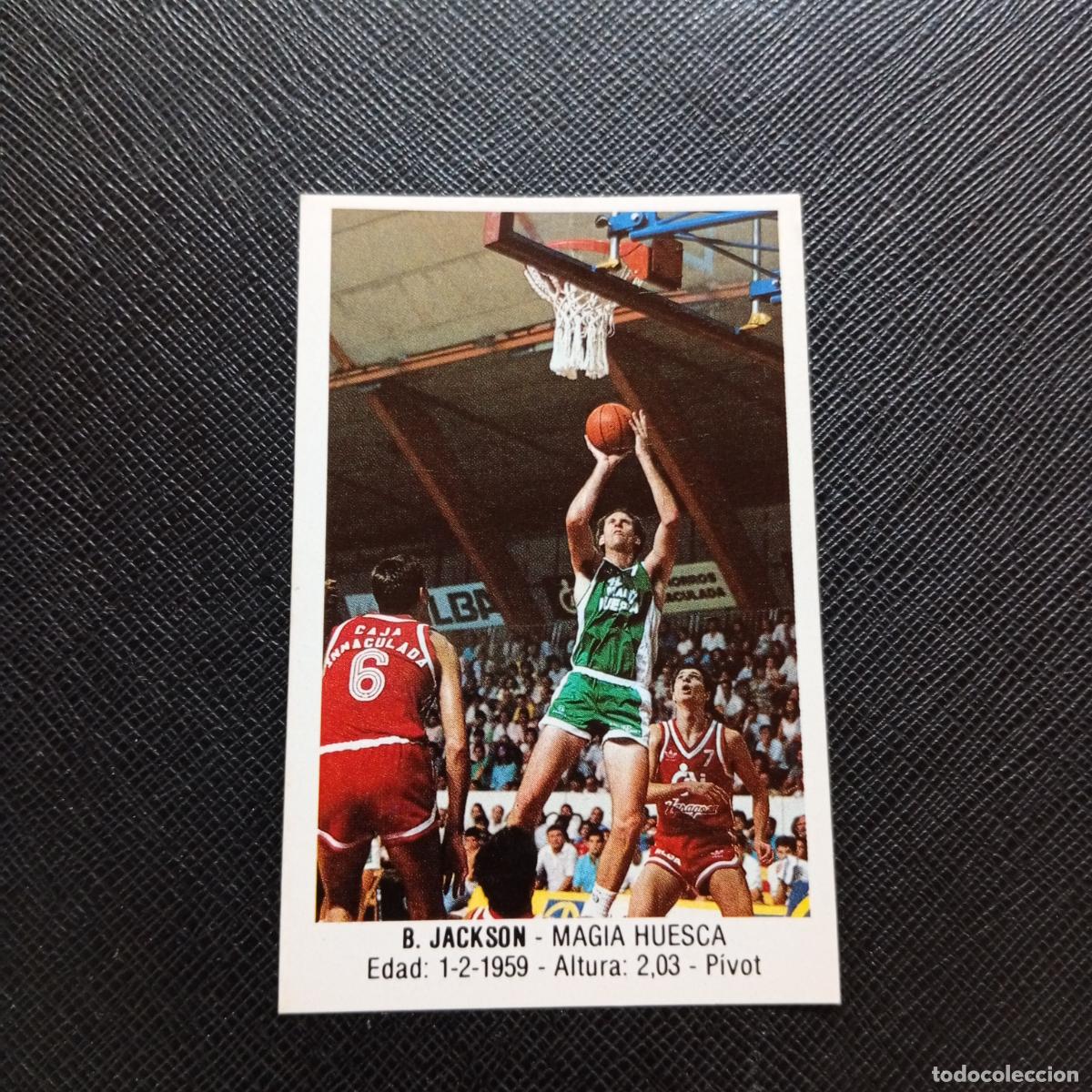 Coleccionismo deportivo: 82 B JACKSON MAGIA HUESCA MERCHANTE 1987 1988 CROMO 87 88 BALONCESTO - SIN PEGAR - A76 PG7