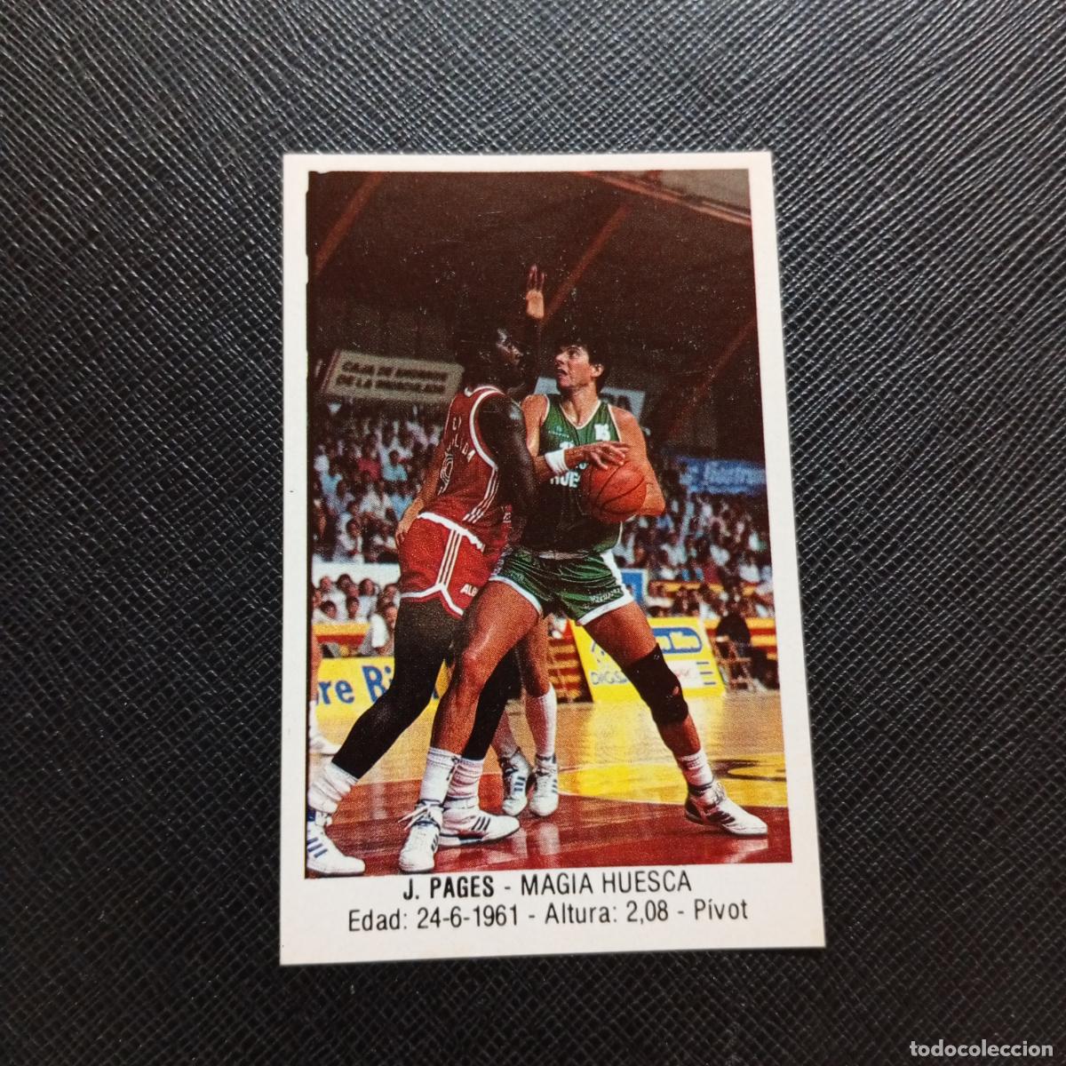 Coleccionismo deportivo: 84 J PAGES MAGIA HUESCA MERCHANTE 1987 1988 CROMO 87 88 BALONCESTO - SIN PEGAR - A76 PG7