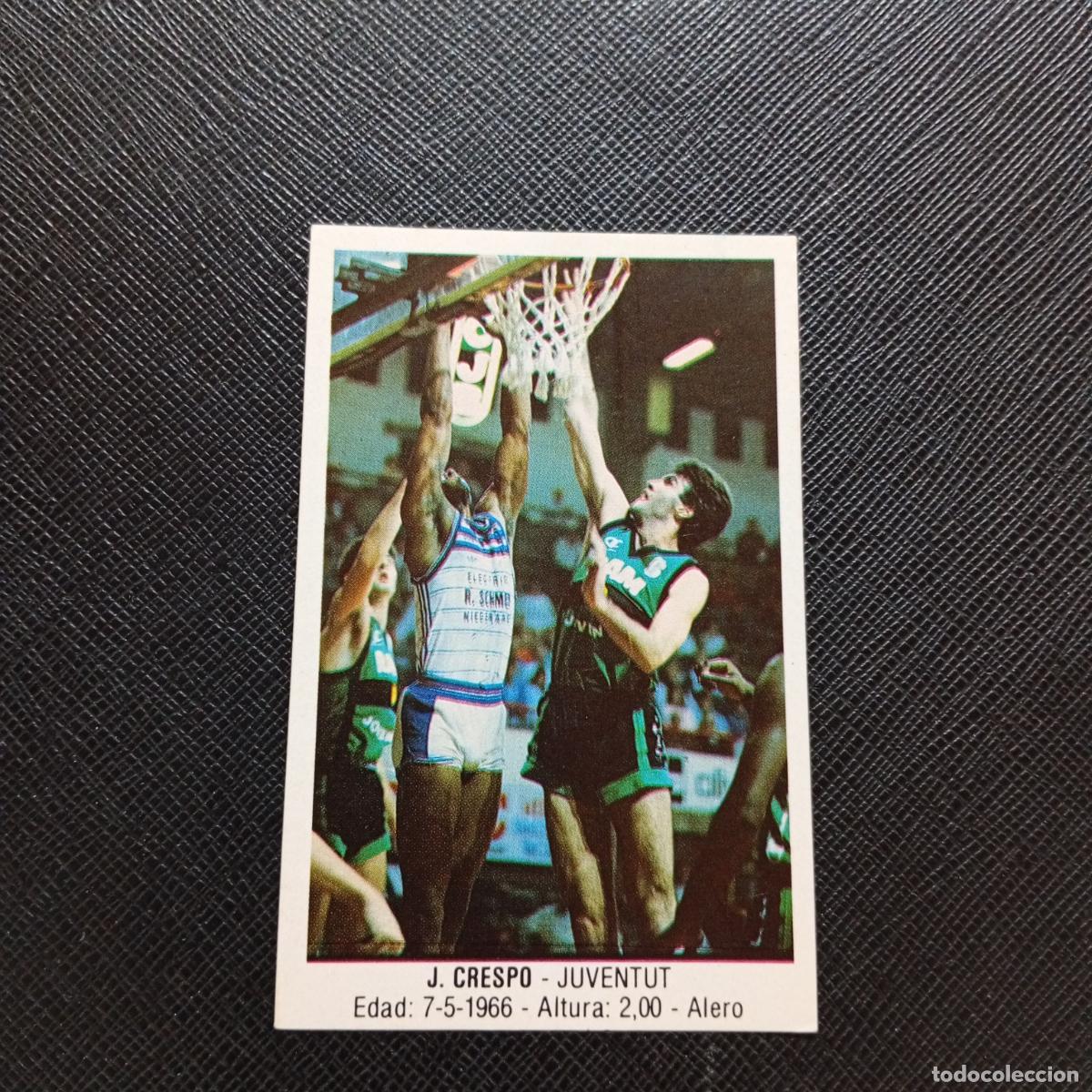 Coleccionismo deportivo: 91 J CRESPO JUVENTUT MERCHANTE 1987 1988 CROMO 87 88 BALONCESTO - SIN PEGAR - A76 PG8