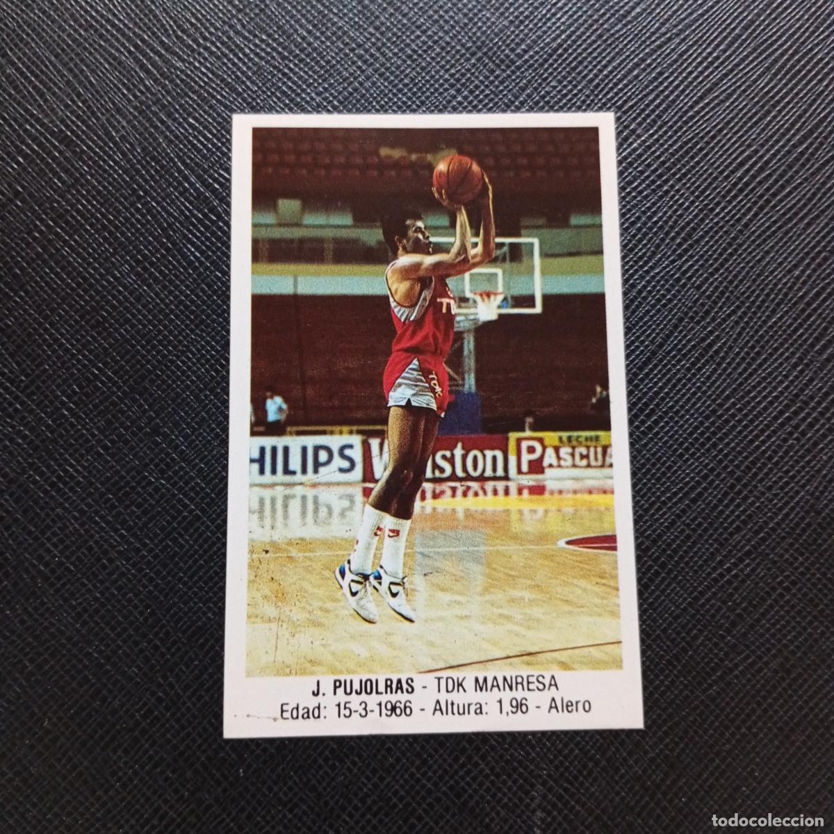 Coleccionismo deportivo: 102 J PUJOLRAS TDK MANRESA MERCHANTE 1987 1988 CROMO 87 88 BALONCESTO - SIN PEGAR - A76 PG8