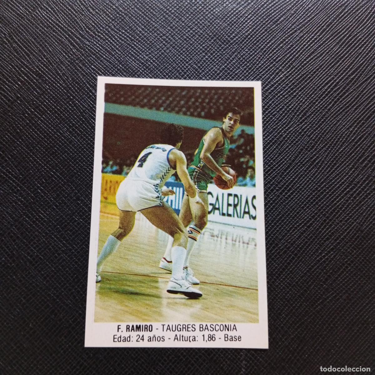 Coleccionismo deportivo: 107 F RAMIRO TAUGRES BASCONIA MERCHANTE 1987 1988 CROMO 87 88 BALONCESTO - SIN PEGAR - A76 PG15