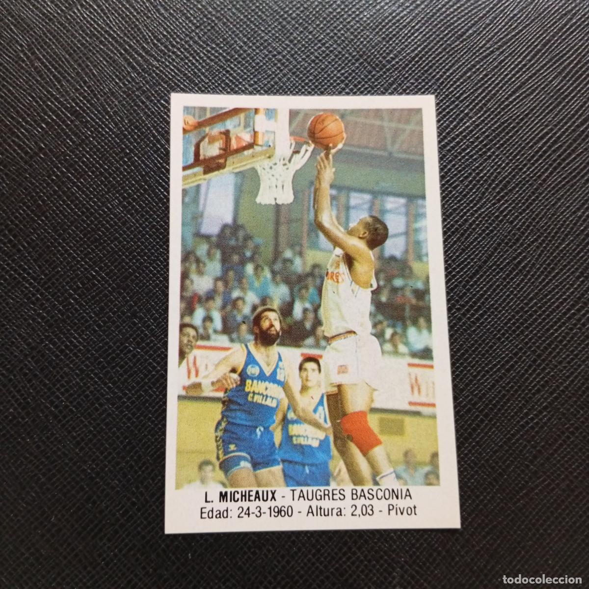 Collezionismo sportivo: 111 L MICHEAUX TAUGRES BASCONIA MERCHANTE 1987 1988 CROMO 87 88 BALONCESTO - SIN PEGAR - A76 PG15