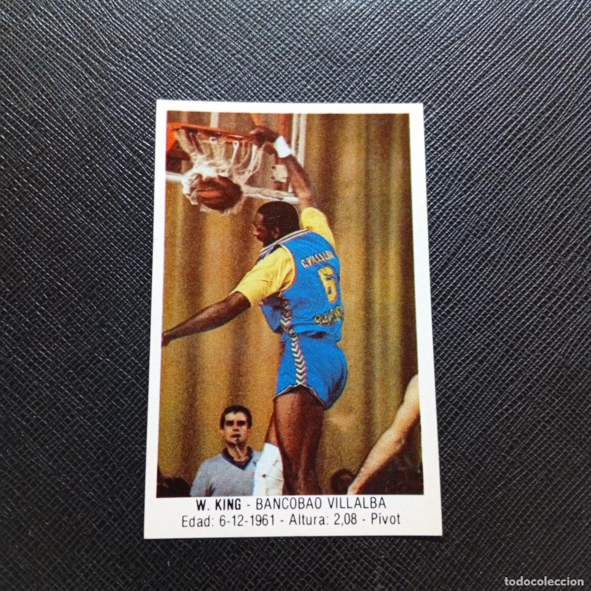 Collezionismo sportivo: 122 W KING BANCOBAO VILLALBA MERCHANTE 1987 1988 CROMO 87 88 BALONCESTO - SIN PEGAR - A76 PG15