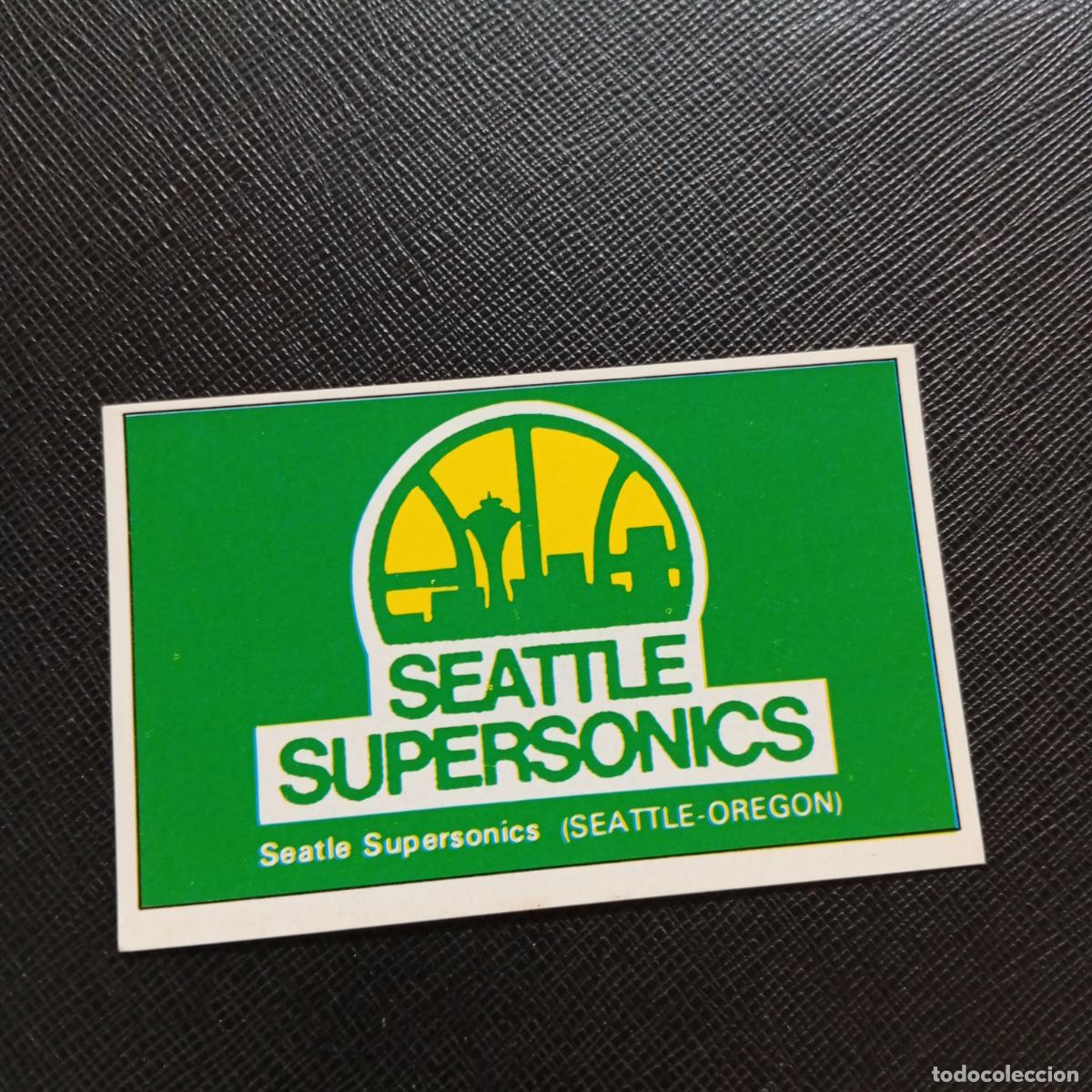Coleccionismo deportivo: 189 SEATTLER SUPERSONICS ESCUDO NBA MERCHANTE 1987 1988 CROMO 87 88 BALONCESTO SIN PEGAR - A76 PG36