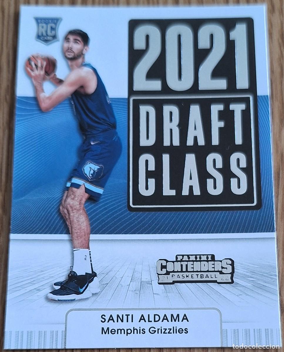 Colecionismo desportivo: Santi Aldama Memphis Grizzlies Panini Contenders Basketball 2021 Draft Class Rookie RC #30