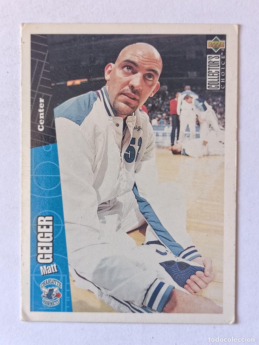 Coleccionismo deportivo: #15 MATT GEIGER (CHARLOTTE HORNETS) CARD NBA 96/97 UPPER DECK