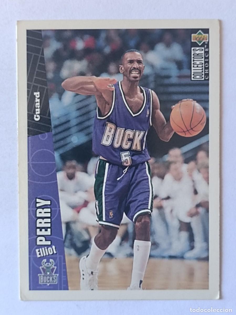 Coleccionismo deportivo: #279 ELLIOTT PERRY (MILWAUKEE BUCKS) CARD NBA 96/97 UPPER DECK