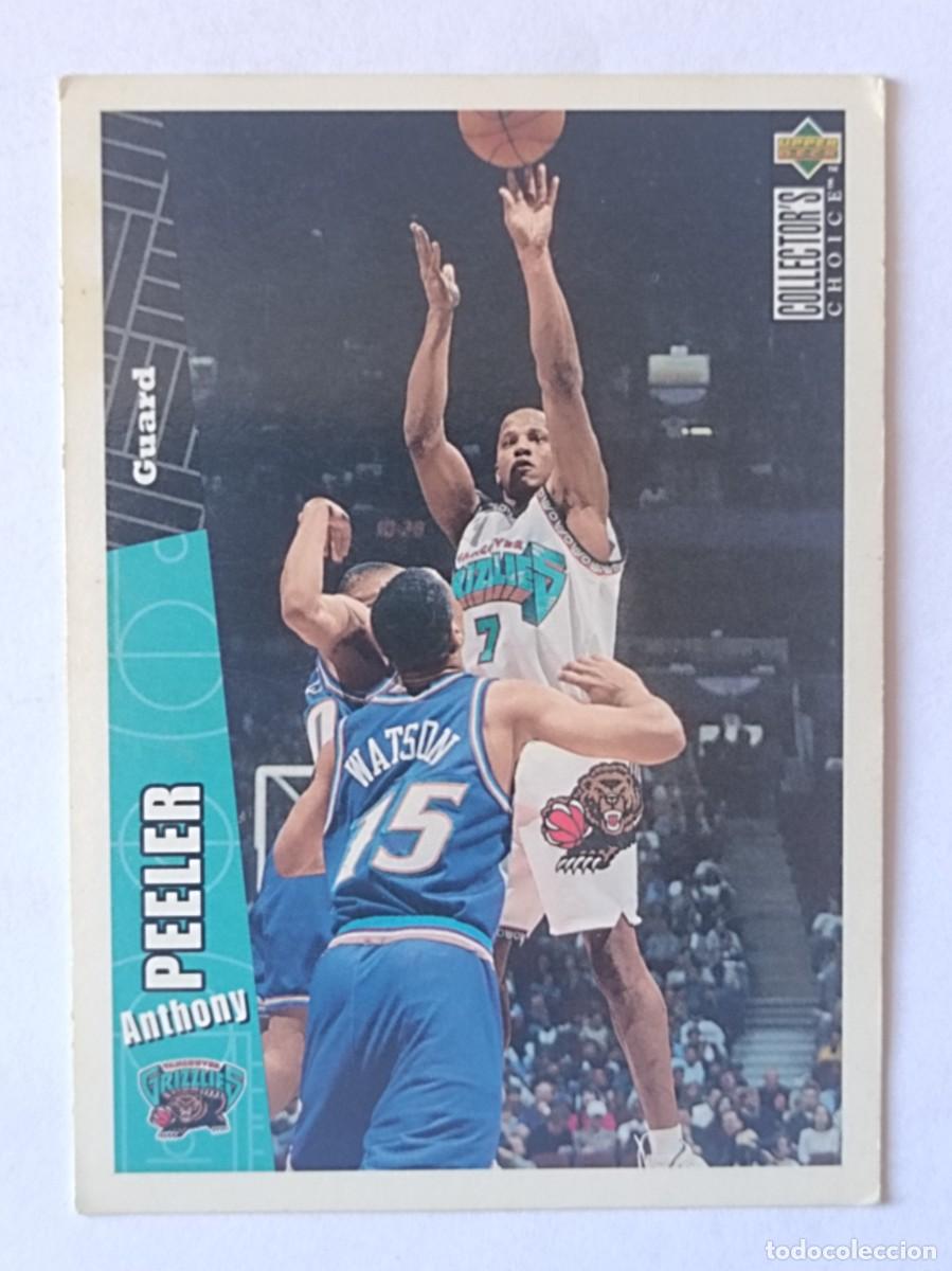 Coleccionismo deportivo: #350 ANTHONY PEELER (VANCOUVER GRIZZLIES) CARD NBA 96/97 UPPER DECK