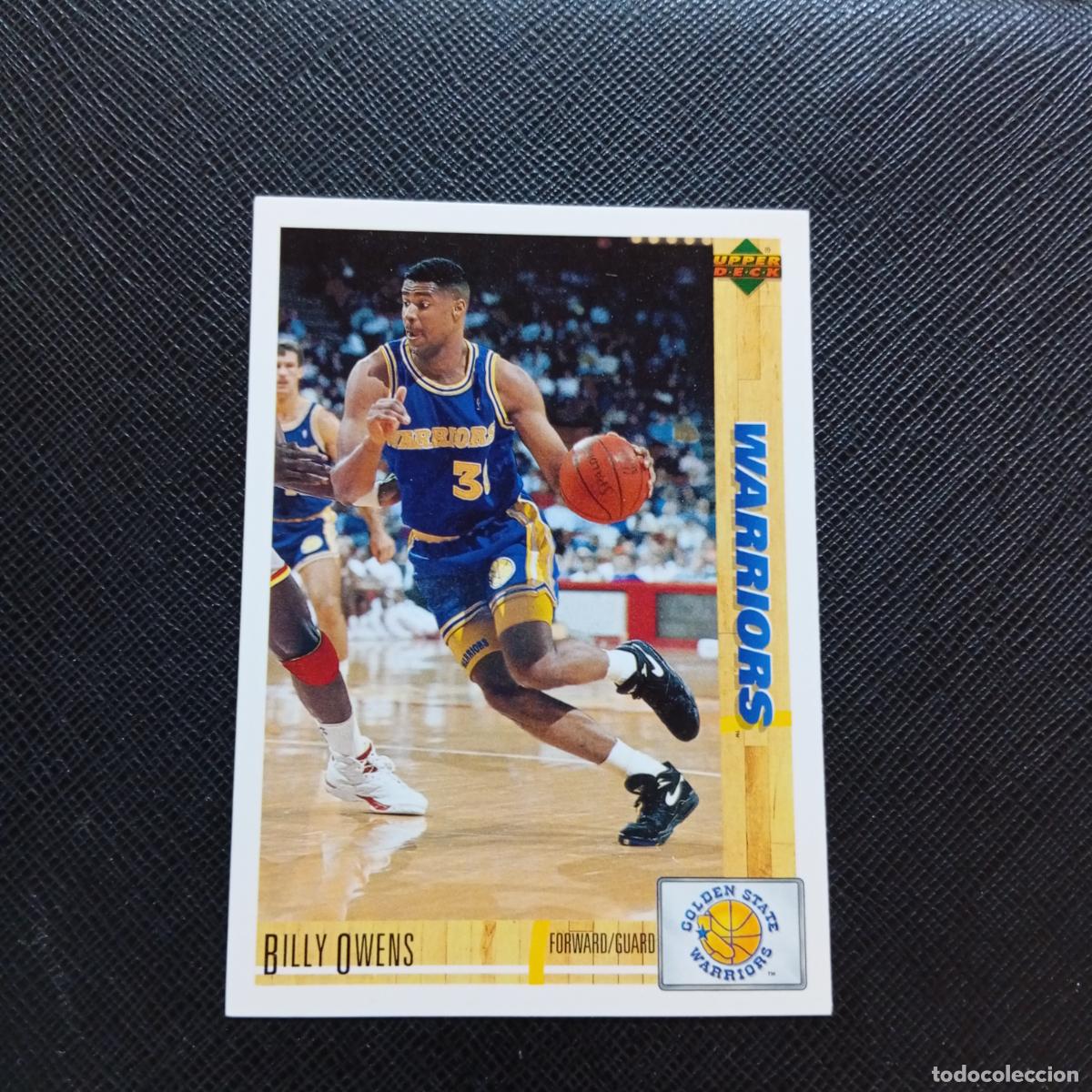 Colecionismo desportivo: 54 BILLY OWENS WARRIORS UPPER DECK BALONCESTO NBA 1992 CROMO 92 - A87 PG1