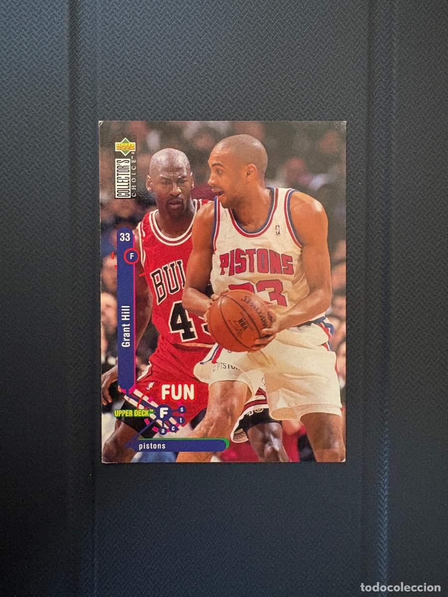 Coleccionismo deportivo: 21. CROMO NBA 1995 Upper Deck Fun Facts Grant Hill Micheal Jordan #173 Pistons Bulls