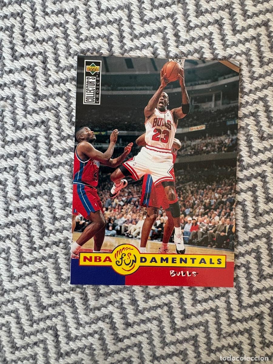 Coleccionismo deportivo: 21. CROMO NBA CHICAGO BULLS - CARD N&ordm; 195 - FUNDAMENTALS - NBA 1996 - UPPER DECK - MICHAEL JORDAN.