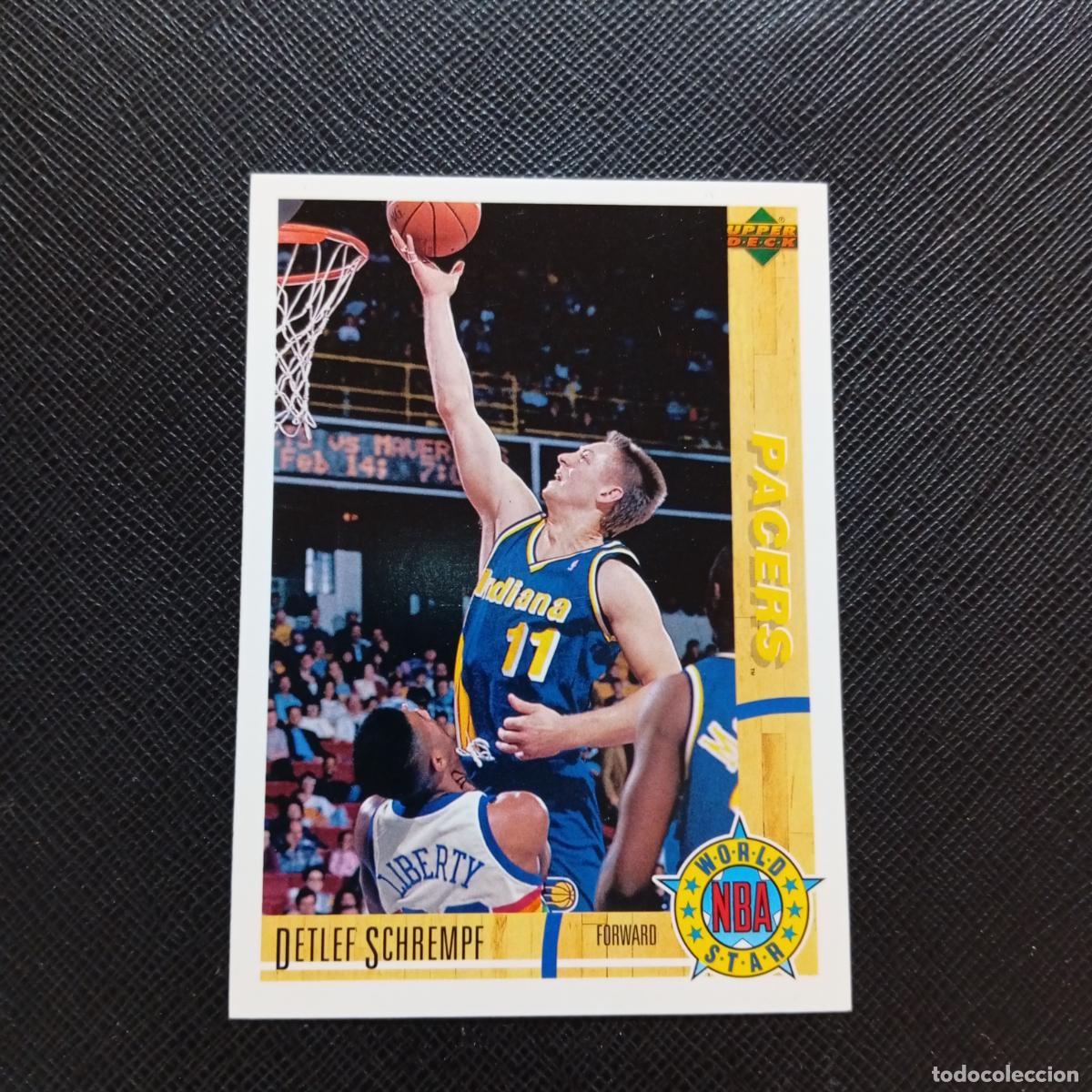 Colecionismo desportivo: 189 DETLEF SCHREMPF PACERS UPPER DECK BALONCESTO NBA 1992 CROMO 92 - A87 PG2