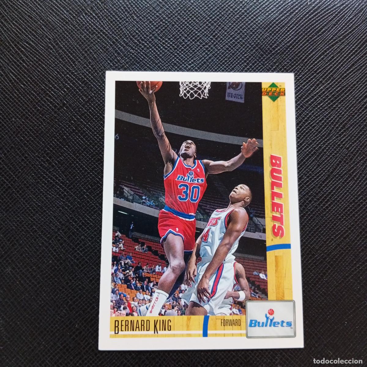 Colecionismo desportivo: 104 BERNARD KING BULLETS UPPER DECK BALONCESTO NBA 1992 CROMO 92 - A87 PG2
