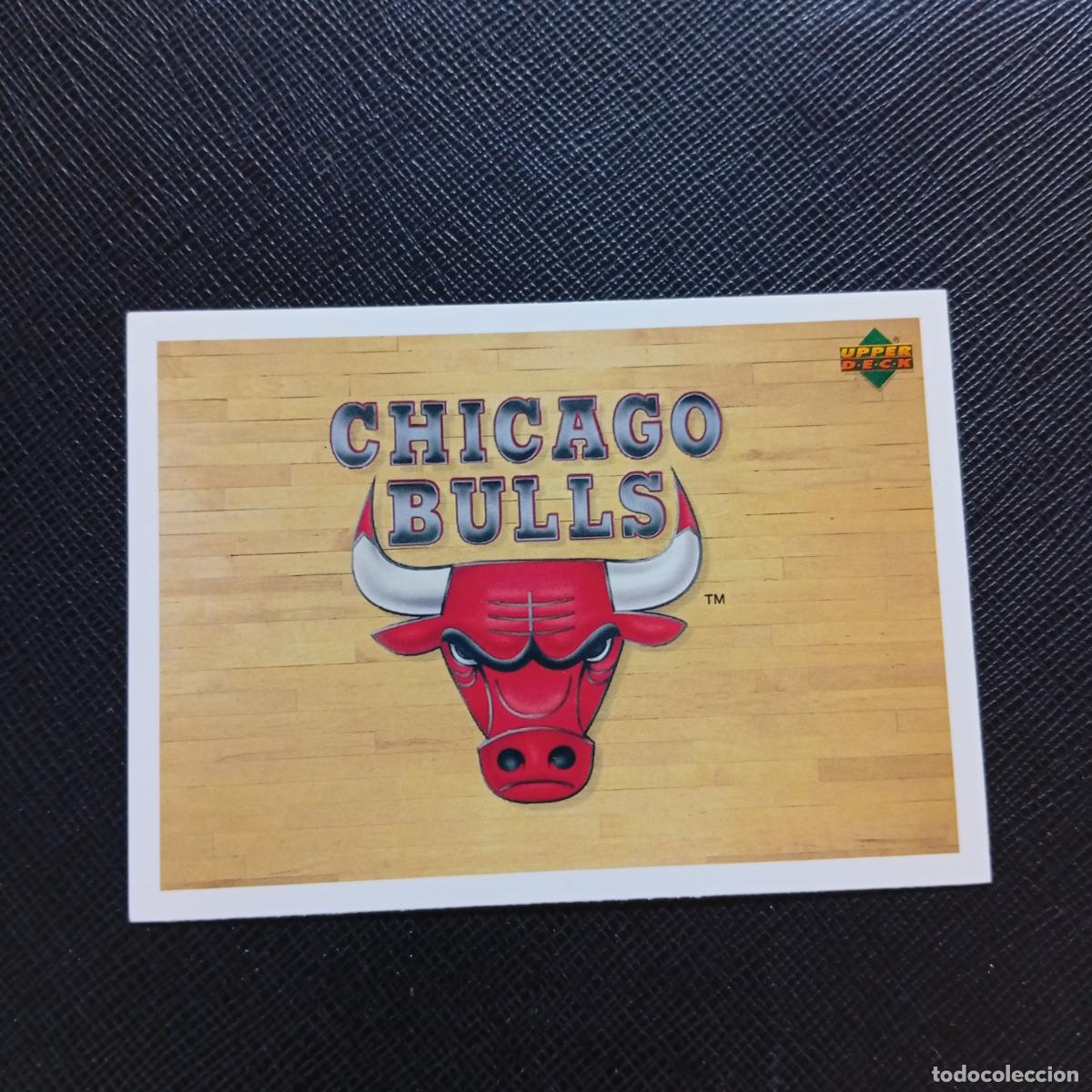 Sports collectibles: 134 ESCUDO CHICAGO BULLS UPPER DECK BALONCESTO NBA 1992 CROMO 92 - A87 PG5