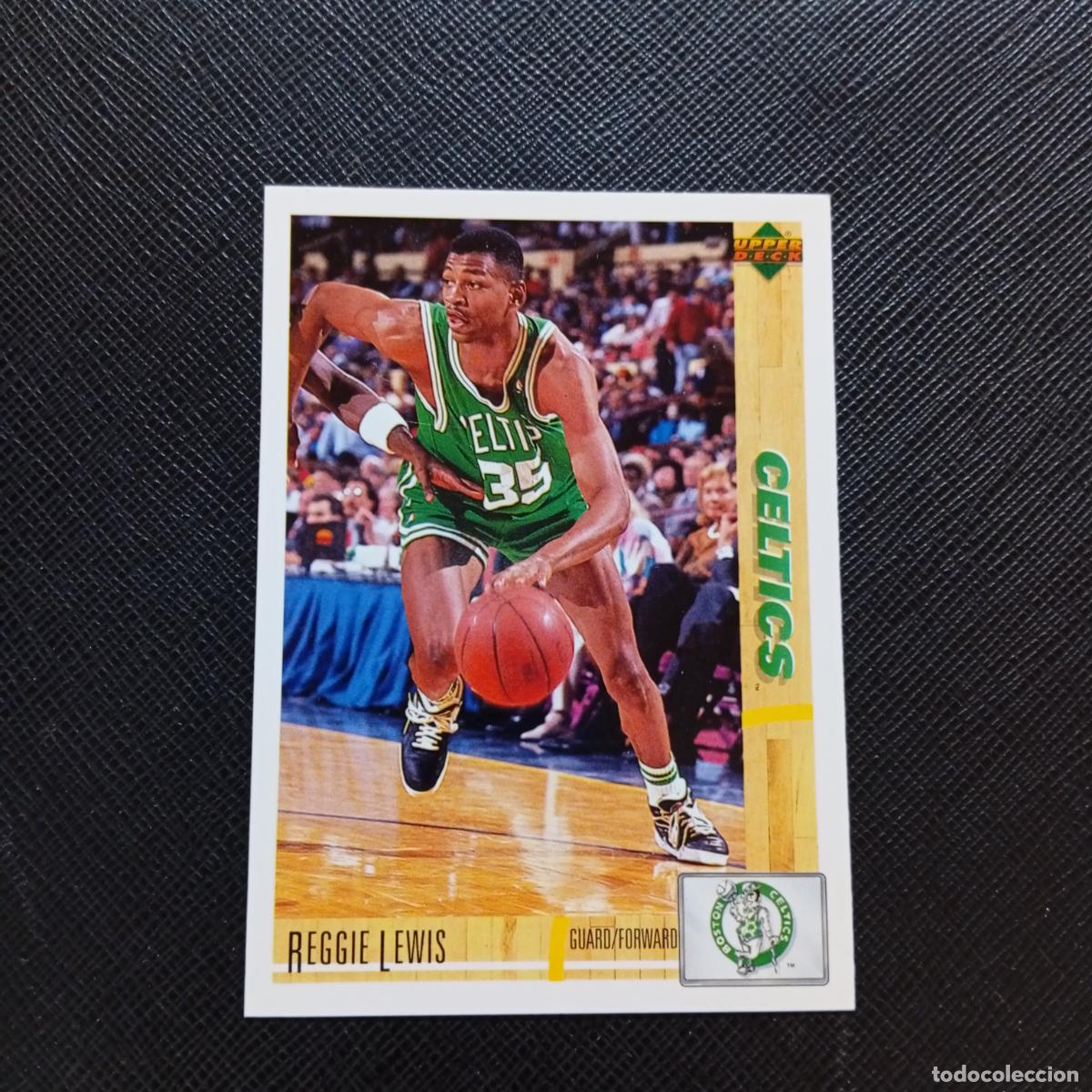 Collectionnisme sportif: 32 REGGIE LEWIS CELTICS UPPER DECK BALONCESTO NBA 1992 CROMO 92 - A87 PG6