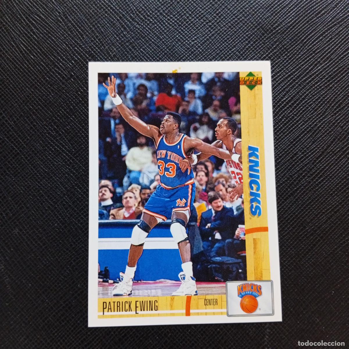 Sports collectibles: 76 PATRICK EWING KNICKS UPPER DECK BALONCESTO NBA 1992 CROMO 92 - A87 PG7