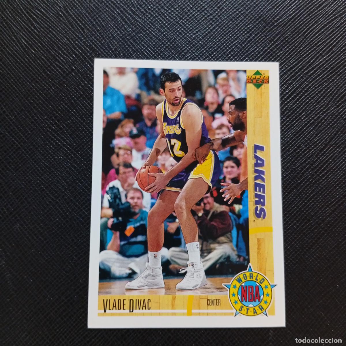 Sports collectibles: 186 VLADE DIVAC LAKERS UPPER DECK BALONCESTO NBA 1992 CROMO 92 - A87 PG12