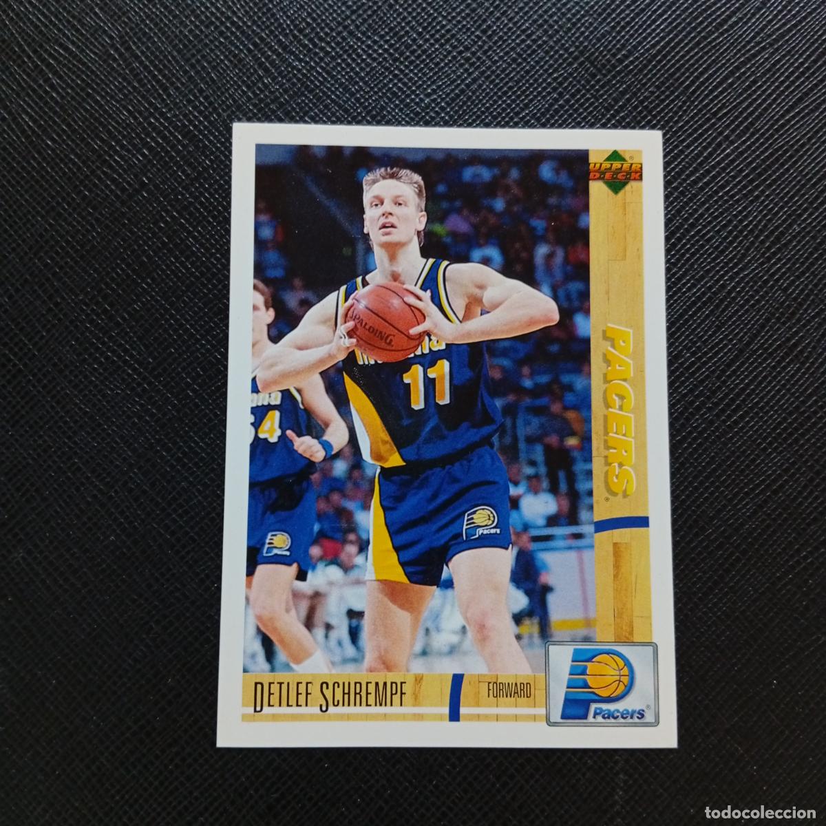 Sports collectibles: 59 DETLEF SCHREMPF PACERS UPPER DECK BALONCESTO NBA 1992 CROMO 92 - A87 PG13