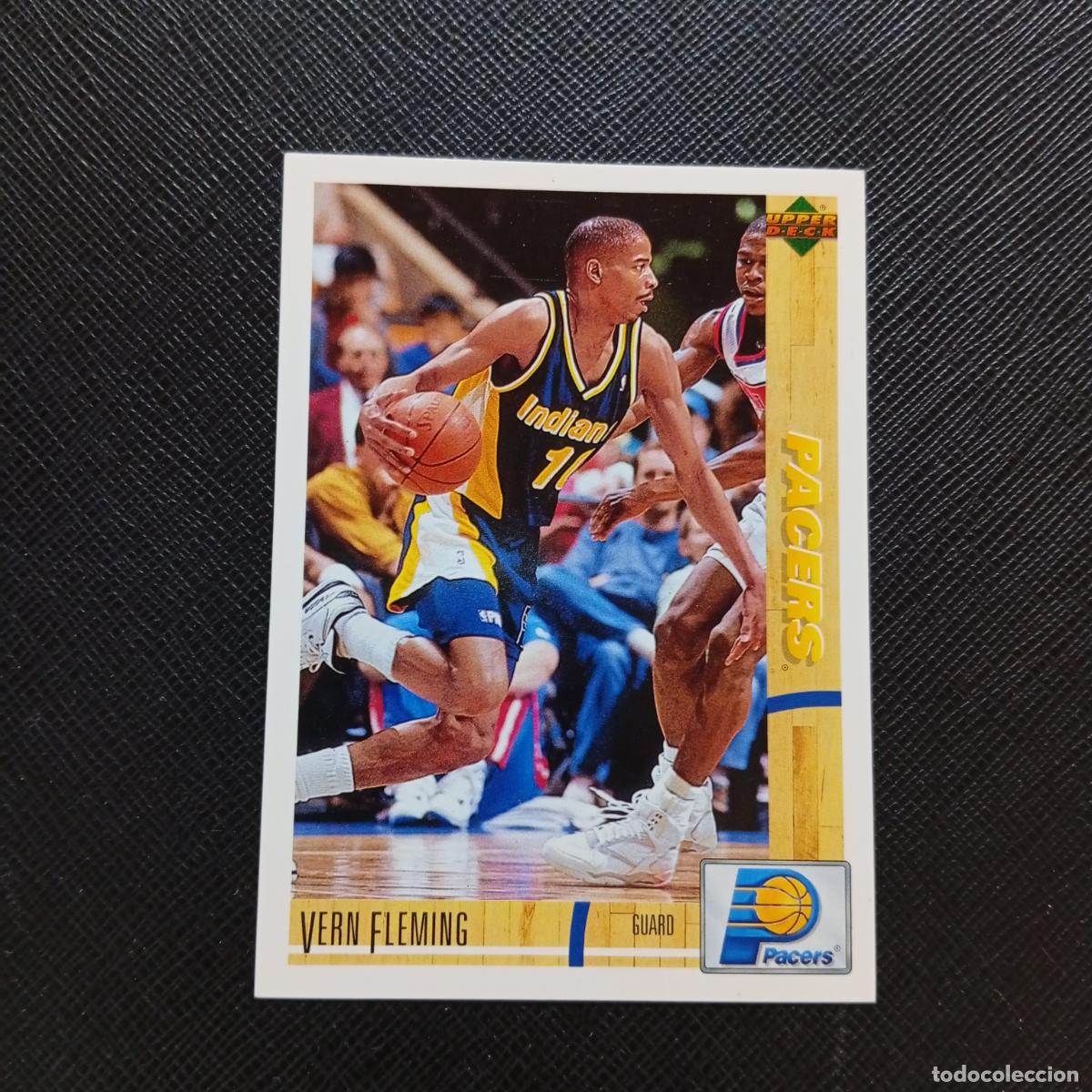 Sports collectibles: 58 VARN FLEMING PACERS UPPER DECK BALONCESTO NBA 1992 CROMO 92 - A87 PG13