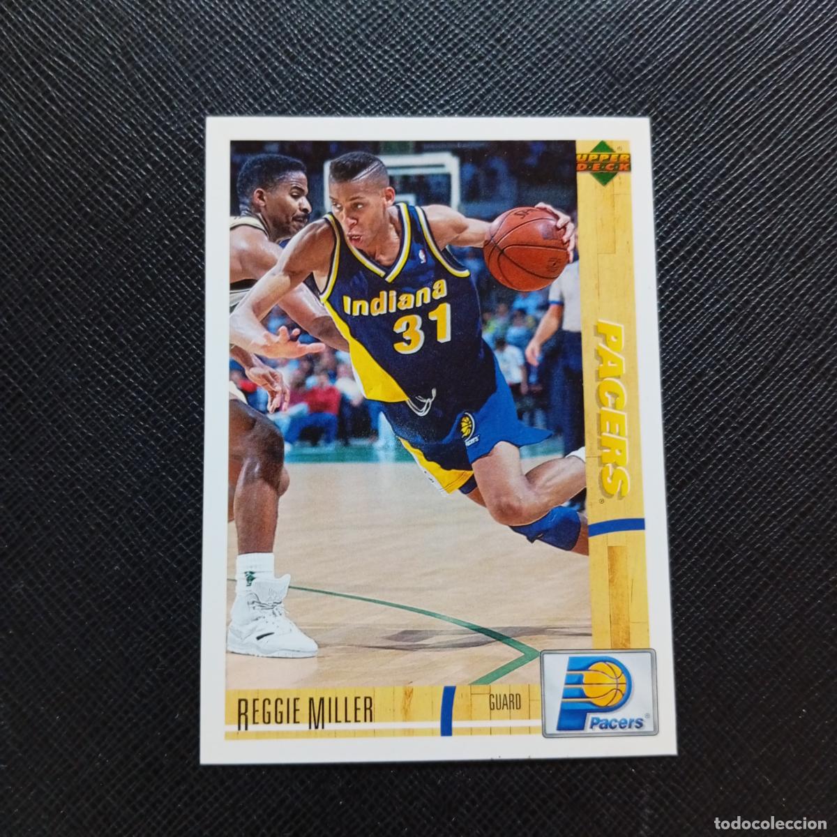 Coleccionismo deportivo: 57 REGGIE MILLER PACERS UPPER DECK BALONCESTO NBA 1992 CROMO 92 - A87 PG14