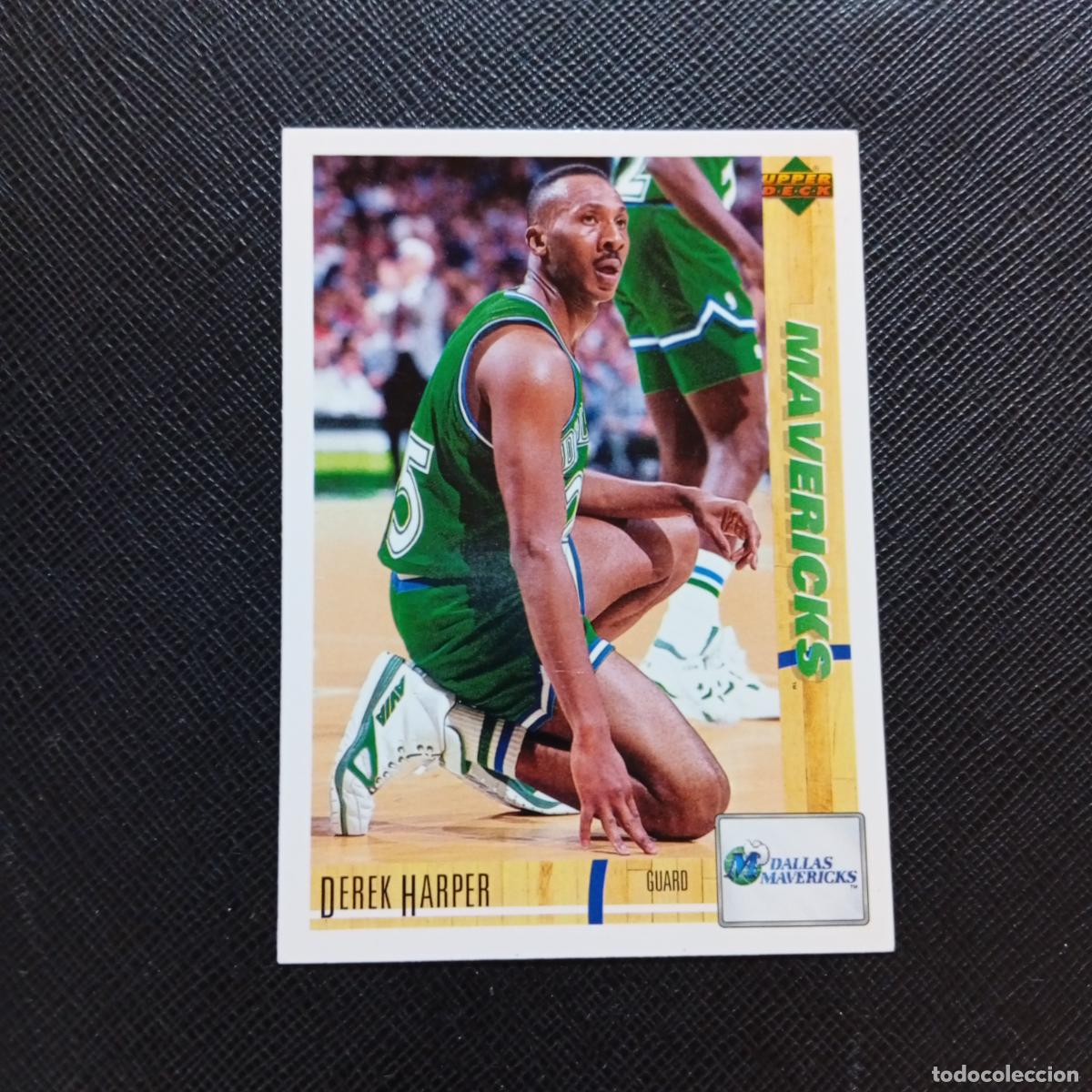 Sports collectibles: 44 DEREK HARPER MAVERICKS UPPER DECK BALONCESTO NBA 1992 CROMO 92 - A87 PG17