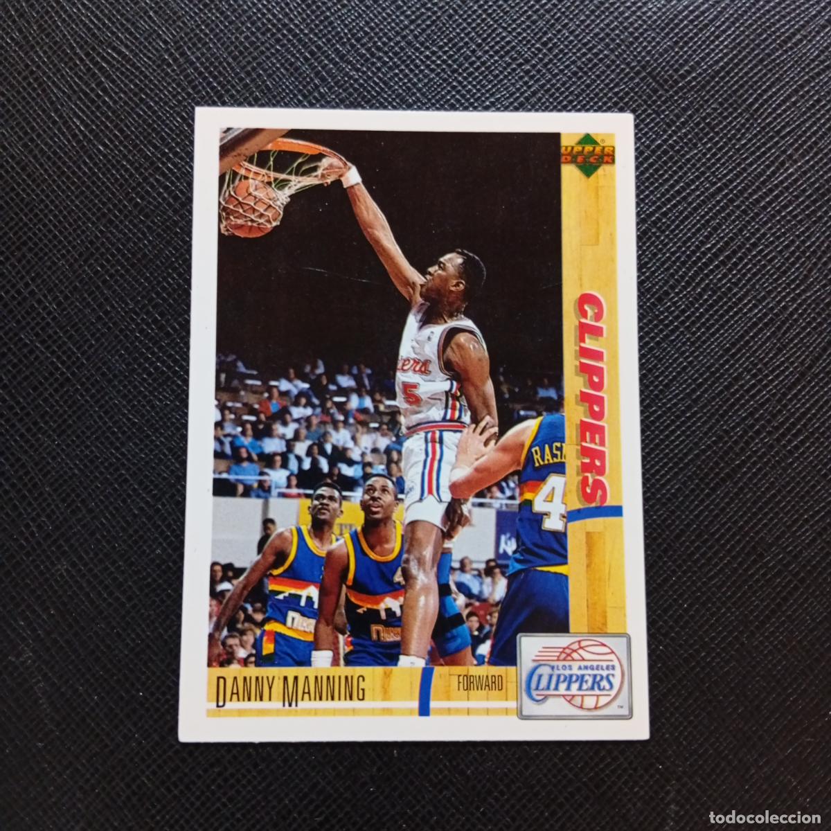 Sports collectibles: 61 DANNY MANNING CLIPPERS UPPER DECK BALONCESTO NBA 1992 CROMO 92 - A87 PG19
