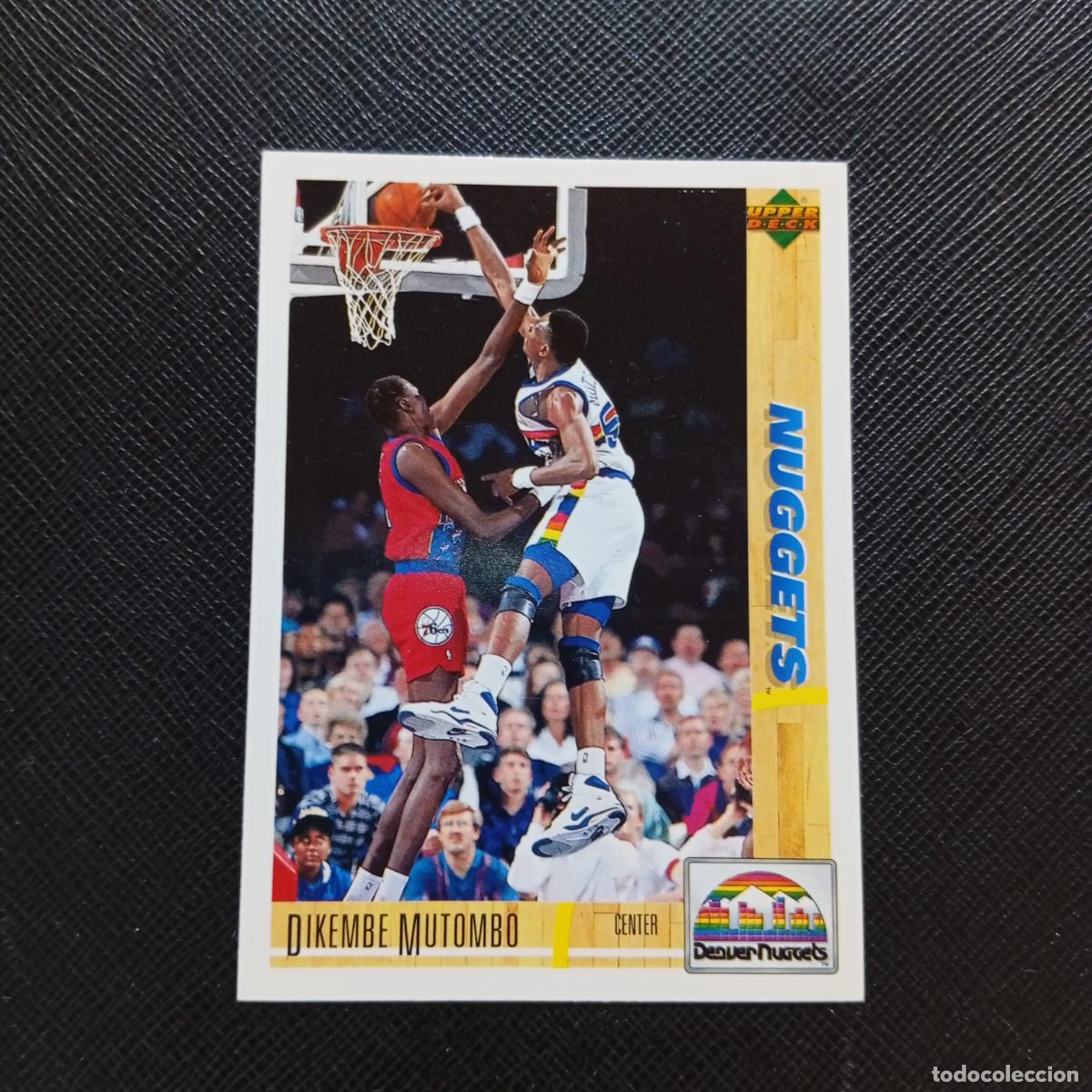 Sports collectibles: 45 DIKEMBE MUTOMBO NUGGETS UPPER DECK BALONCESTO NBA 1992 CROMO 92 - A87 PG19