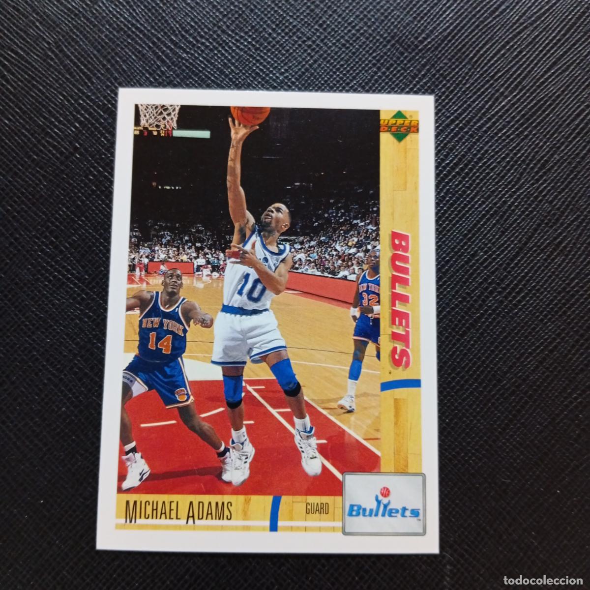 Coleccionismo deportivo: 103 MICHAEL ADAMS BULLETS UPPER DECK BALONCESTO NBA 1992 CROMO 92 - A87 PG24