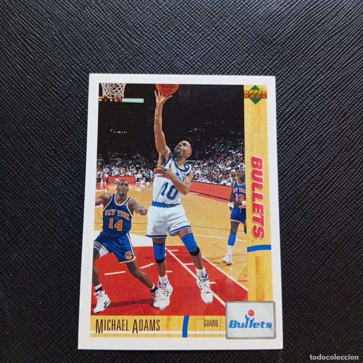Sammelleidenschaft Sport: 103 MICHAEL ADAMS BULLETS UPPER DECK BALONCESTO NBA 1992 CROMO 92 - A87 PG26