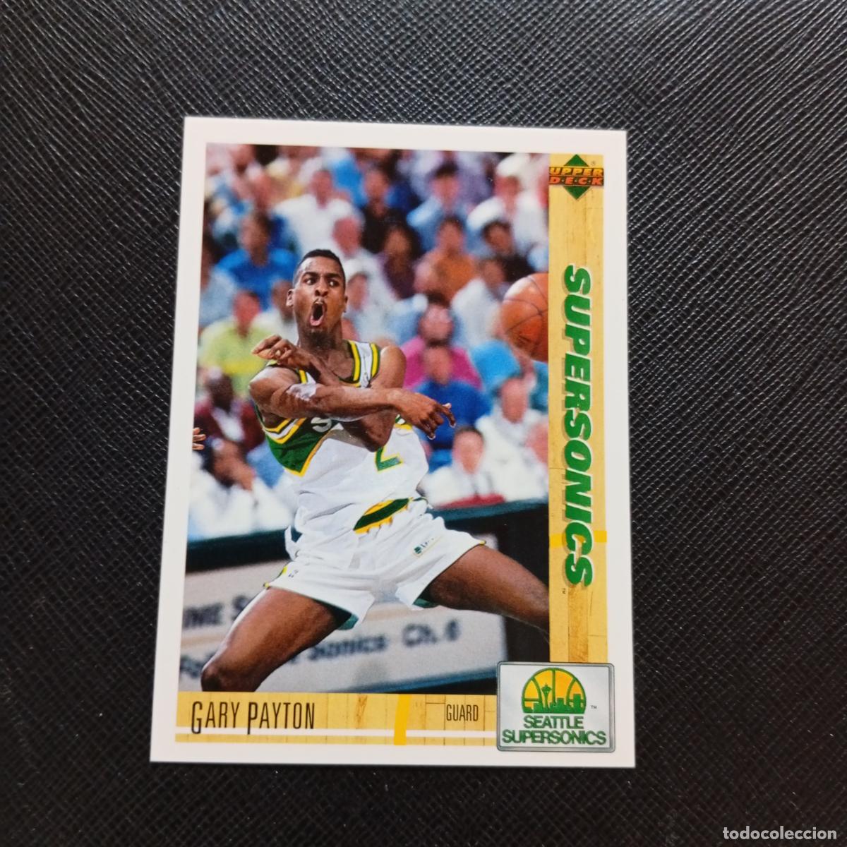 Coleccionismo deportivo: 97 GARY PYTON SUPERSONICS UPPER DECK BALONCESTO NBA 1992 CROMO 92 - A87 PG28