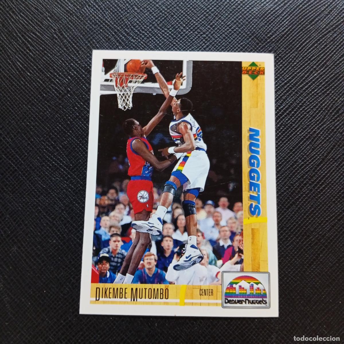 Coleccionismo deportivo: 45 DIKEMBE MUTOMBO NUGGETS UPPER DECK BALONCESTO NBA 1992 CROMO 92 - A87 PG31