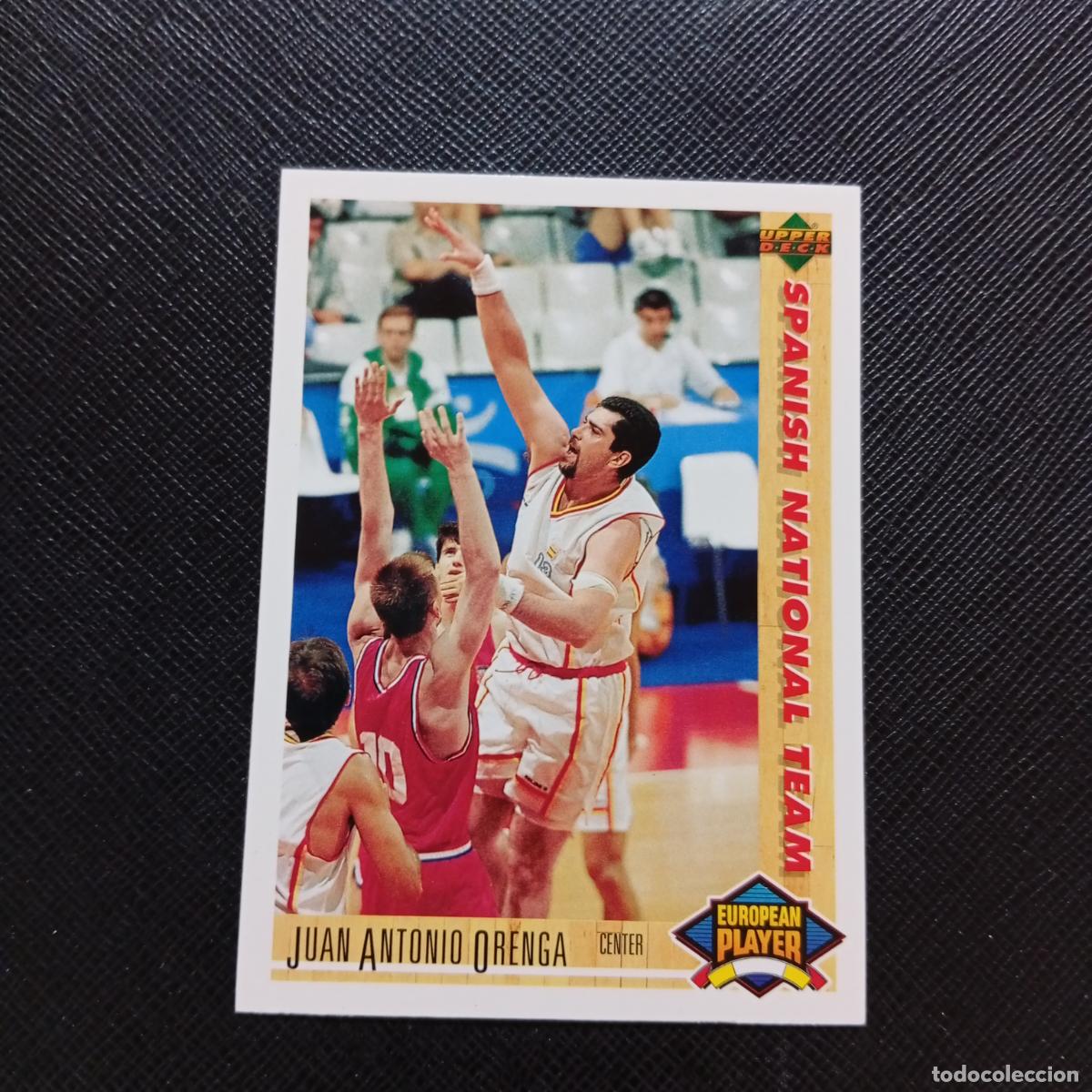 Sports collectibles: 122 JUAN ANTONIO ORENGA SPANISH NATIONAL TEAM UPPER DECK BALONCESTO NBA 1992 CROMO 92 - A87 PG31