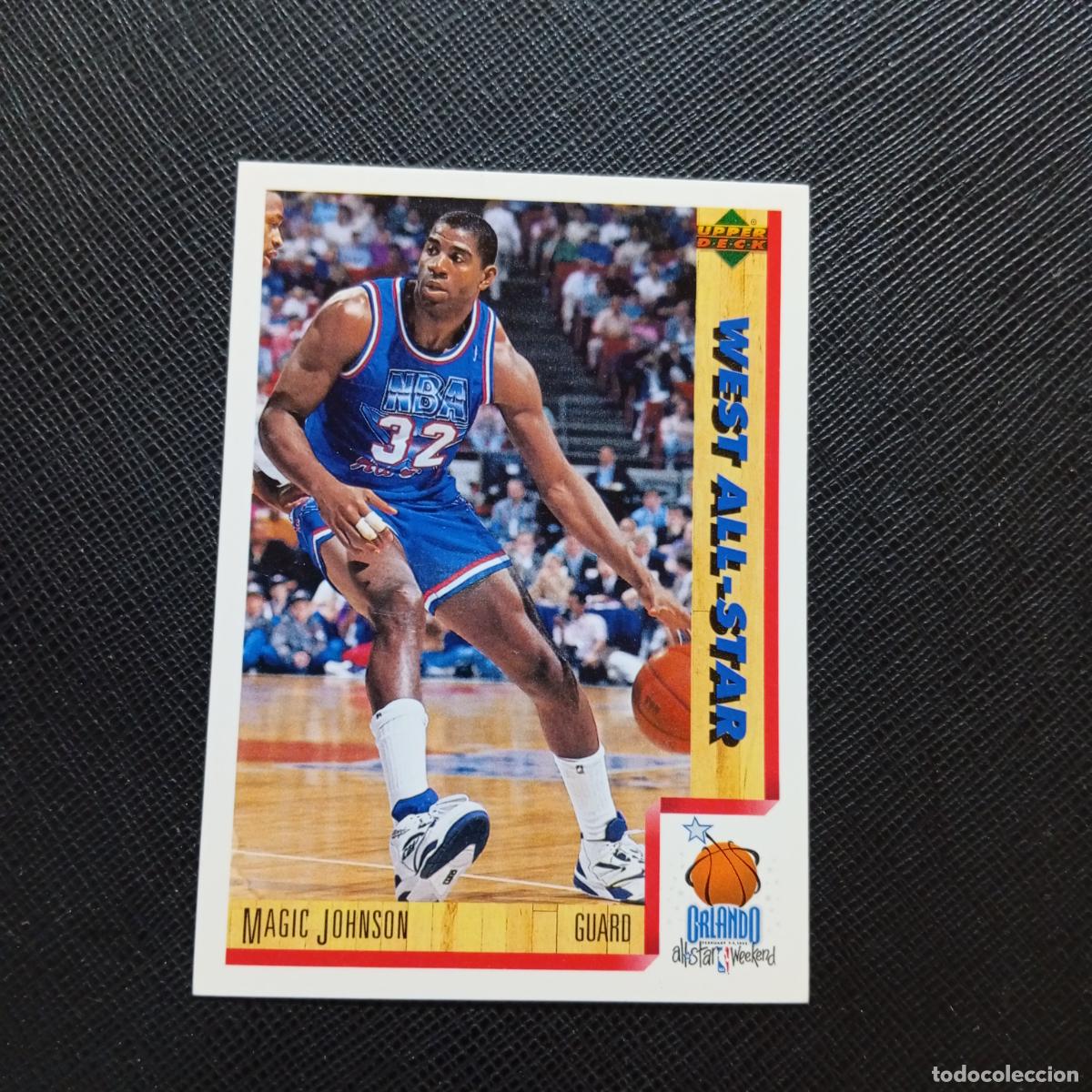 Collezionismo sportivo: 16 MAGIC JOHNSON WEST ALL STAR UPPER DECK BALONCESTO NBA 1992 CROMO 92 - A87 PG32