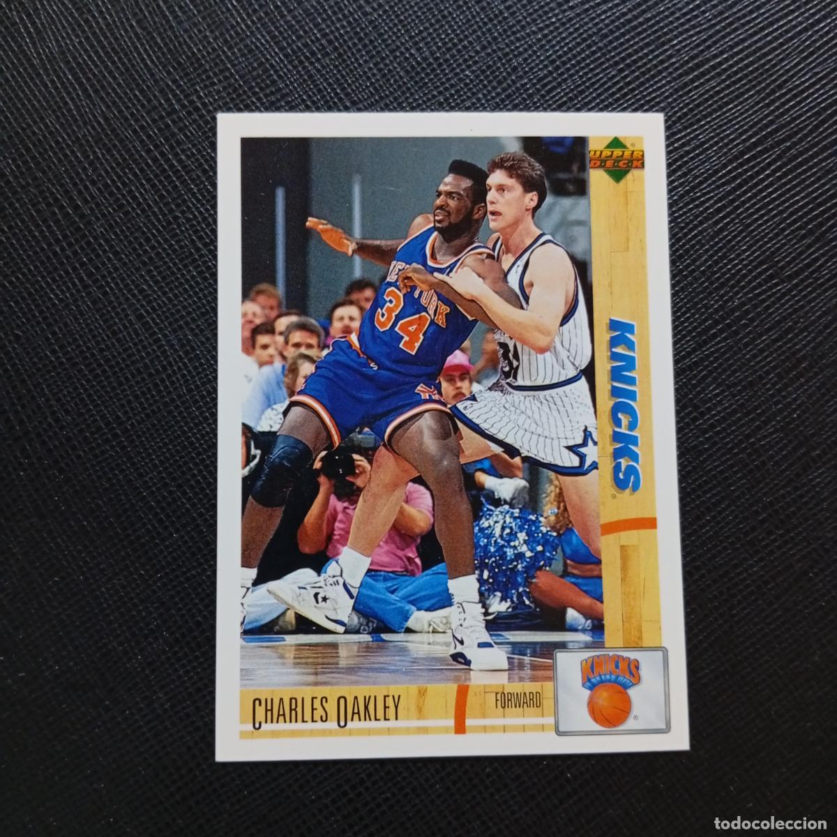 Sammelleidenschaft Sport: 77 CHARLES OAKLEY KNICKS UPPER DECK BALONCESTO NBA 1992 CROMO 92 - A87 PG35
