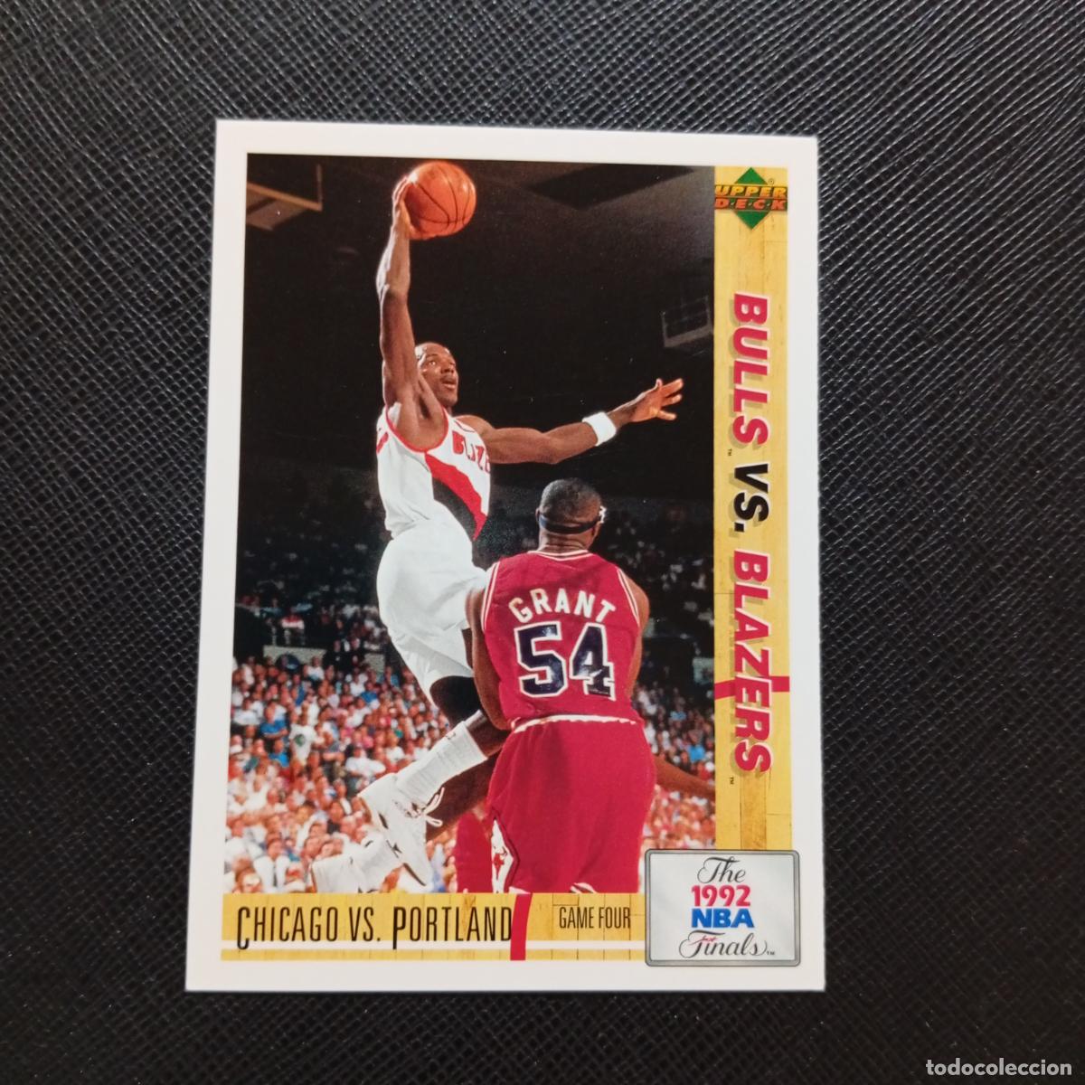 Sports collectibles: 175 BULLS VS BLAZERS UPPER DECK BALONCESTO NBA 1992 CROMO 92 - A87 PG35
