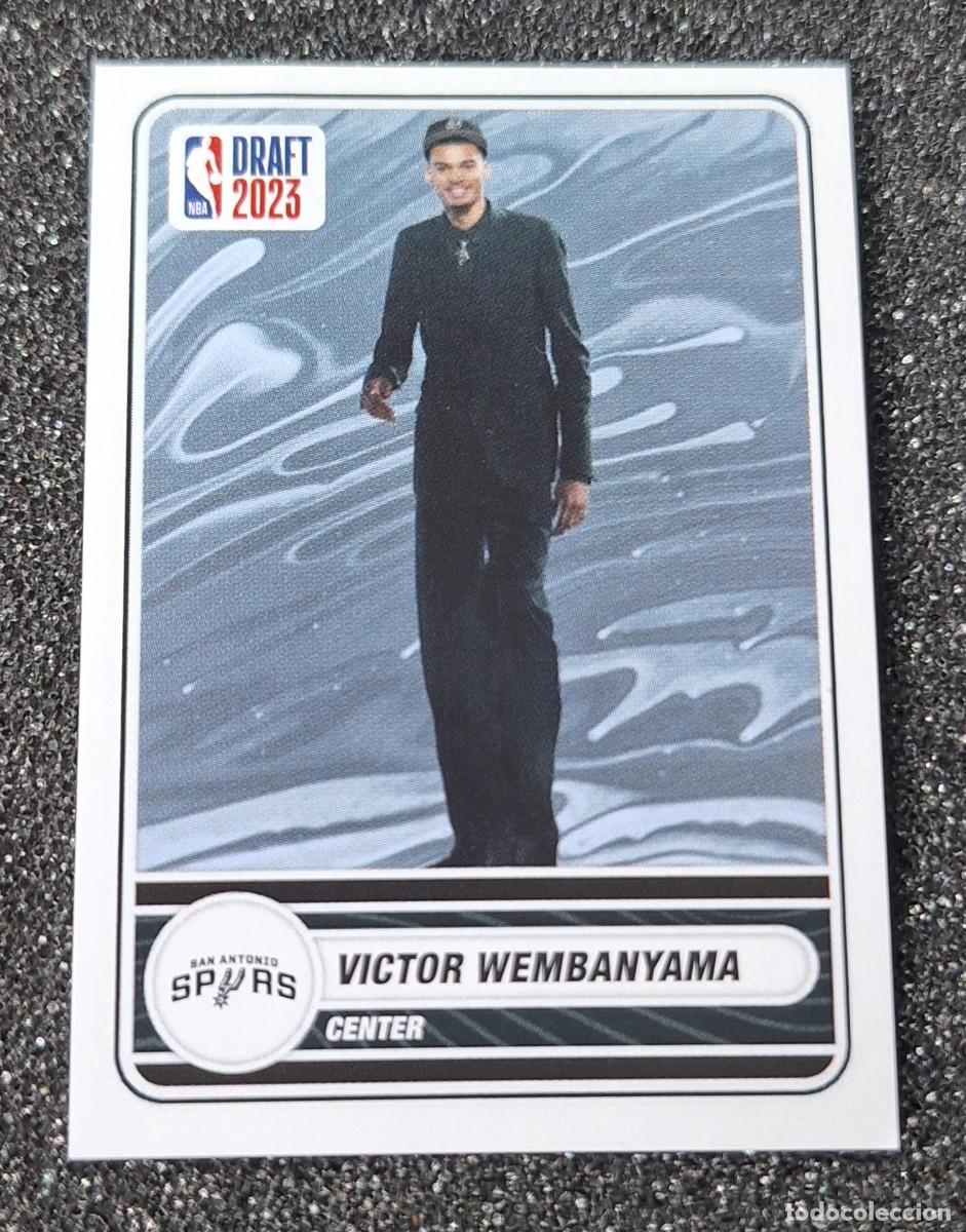 Colecionismo desportivo: Victor Wembanyama San Antonio Spurs Panini Sticker Basketball #79 Draft 2023